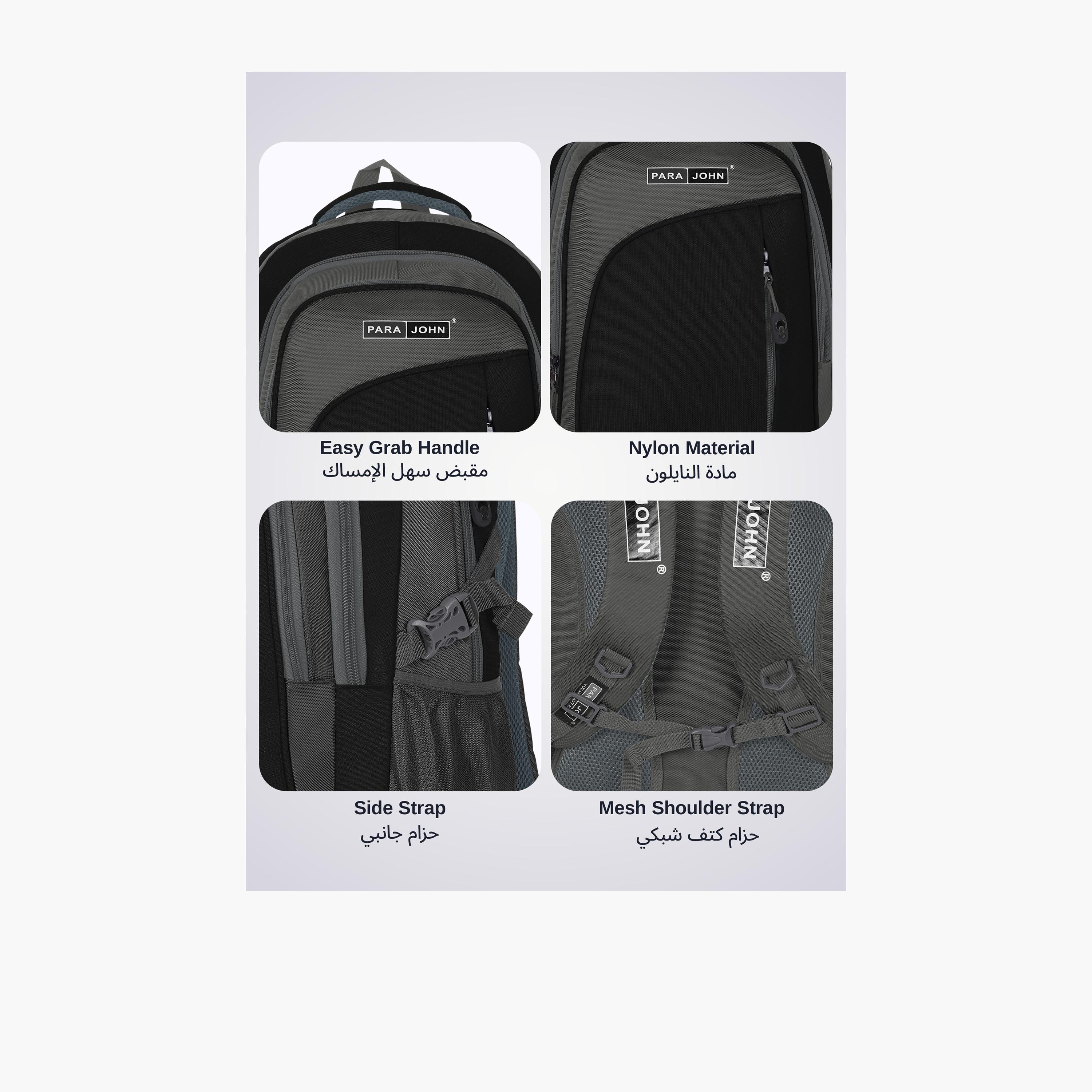 بارا جون - شنطة ظهر بوليستر 51 لتر | 24 إنش حزام قابل للتعديل | PJSB6000A24BLACK-travel-luggagesandbags-backpacks-image-4
