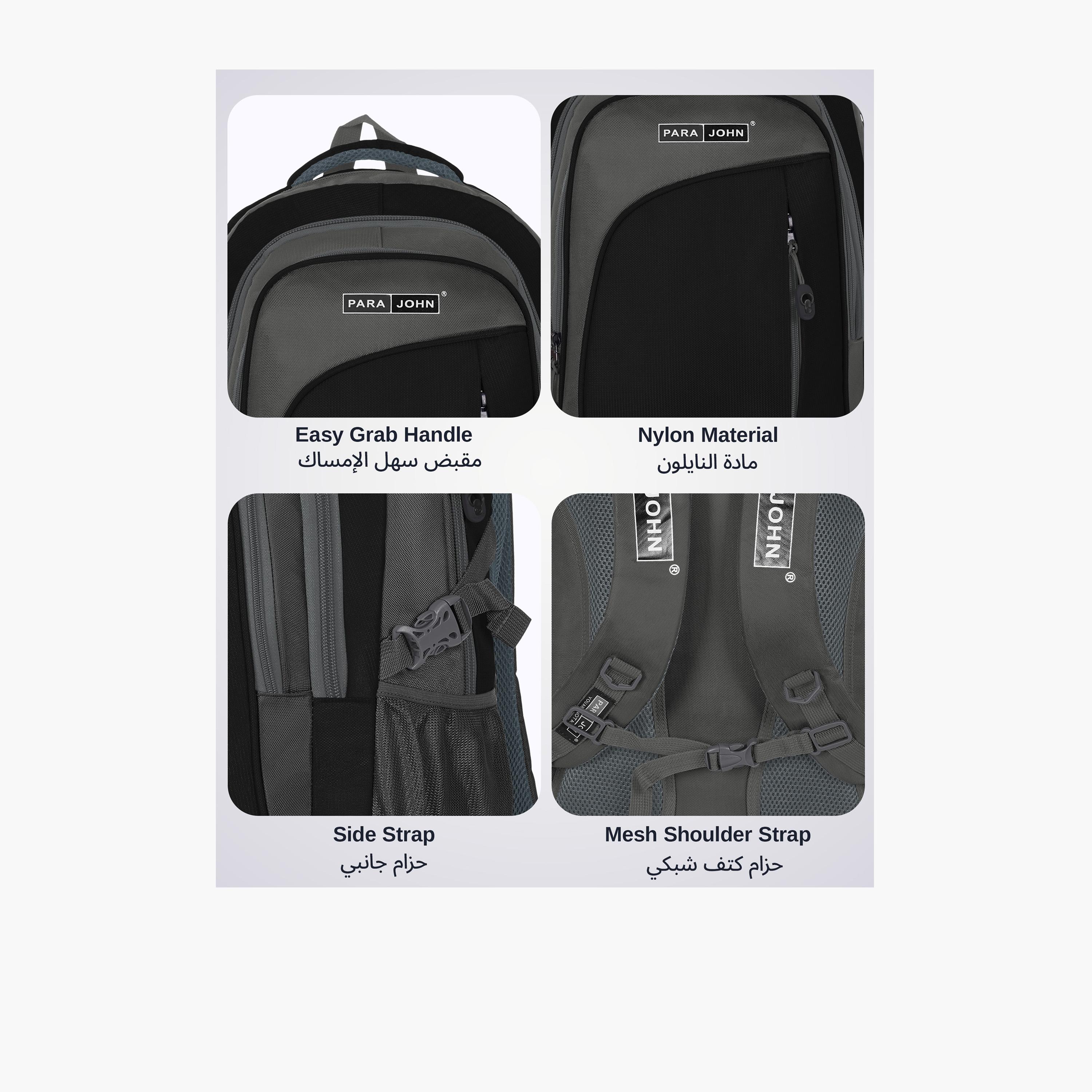 بارا جون - شنطة ظهر بوليستر 51 لتر | 24 إنش حزام قابل للتعديل | PJSB6000A24BLACK-travel-luggagesandbags-backpacks-image-5