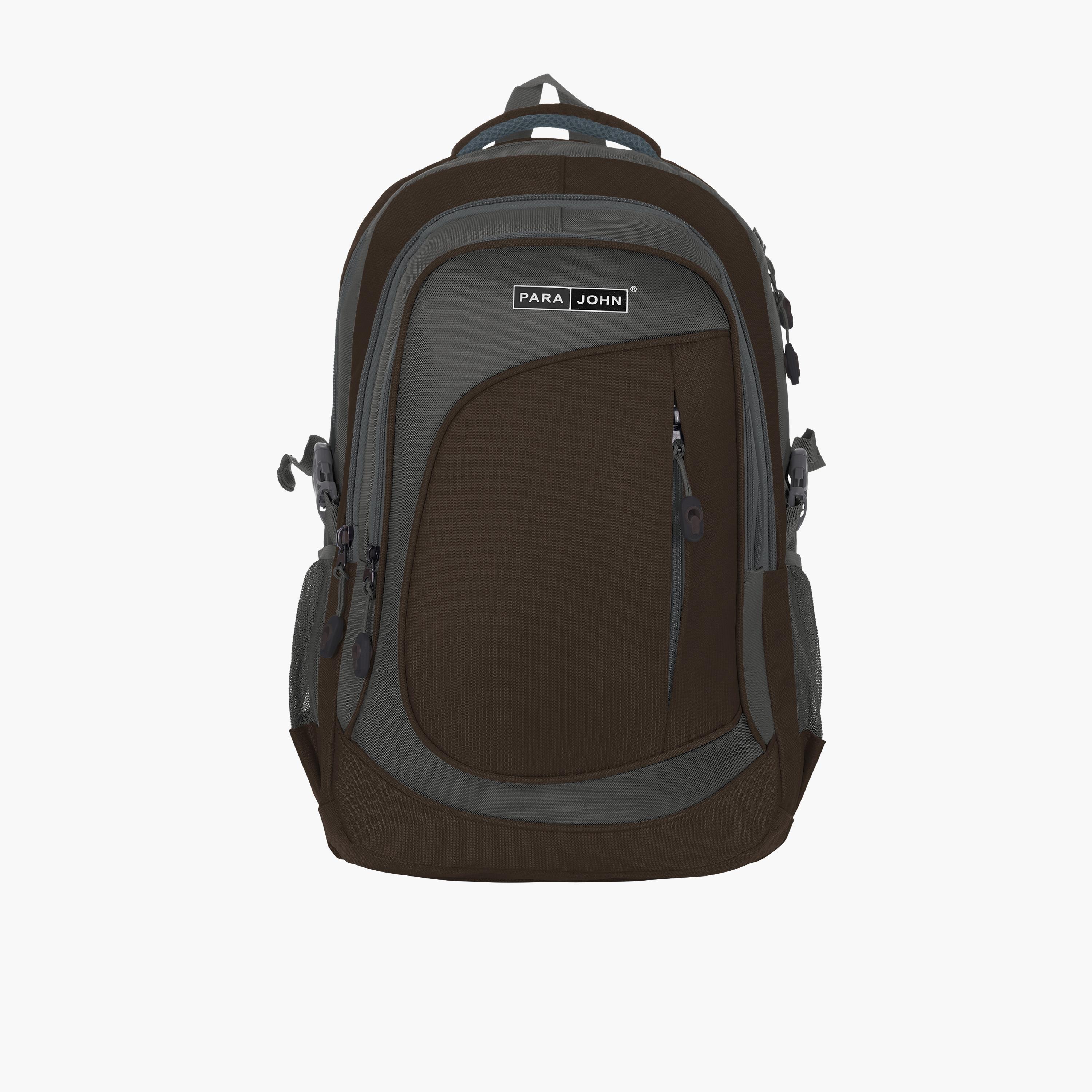 Para John 51 L | 24 Inches Backpack, Polyester, Adjustable Strap | PJSB6000A24BROWN-travel-luggagesandbags-backpacks-image-3