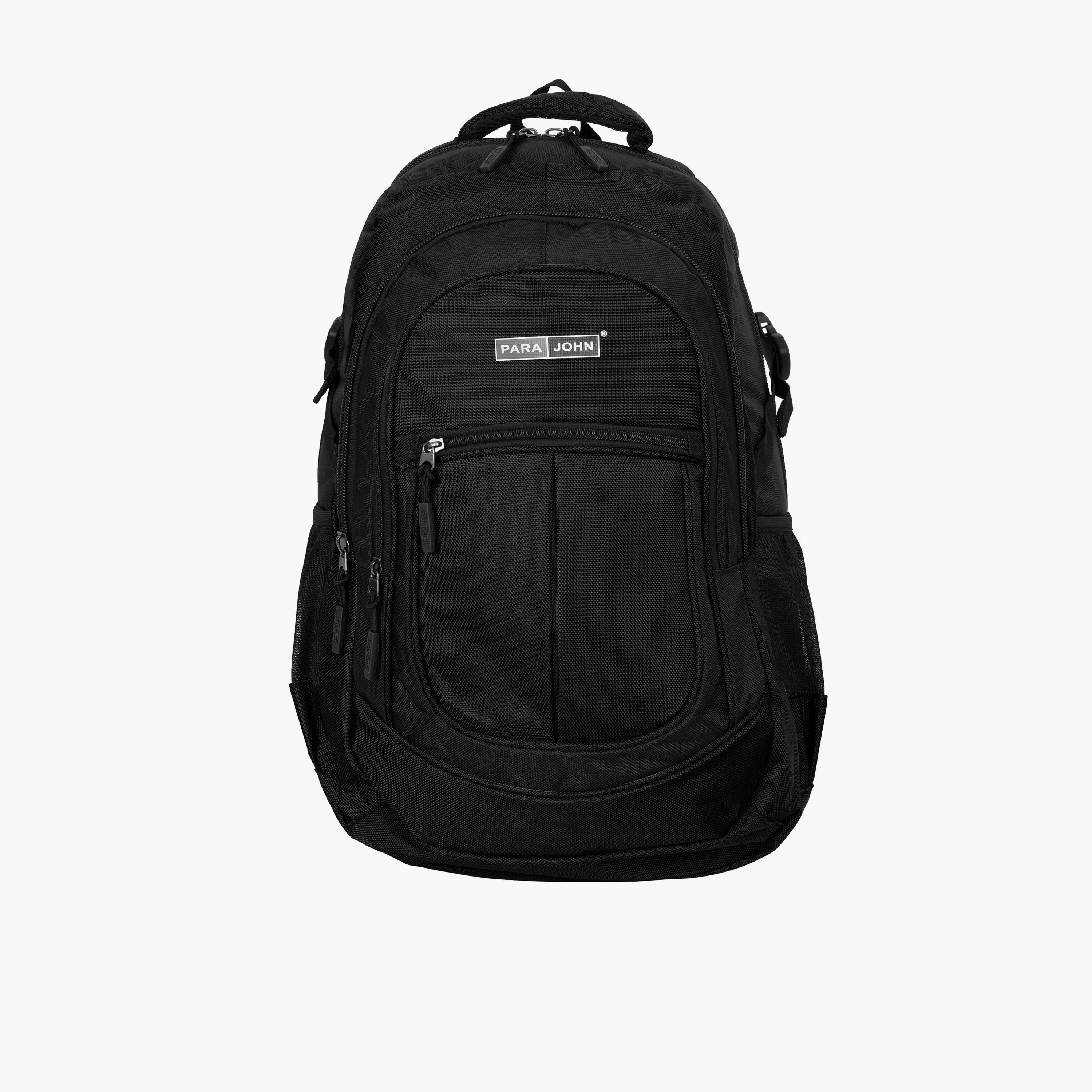 Para John 51 L | 24 Inches Backpack, Polyester, Adjustable Strap | PJSB6006A24BLACK-school-bagsandbackpacks-backpacks-image-1