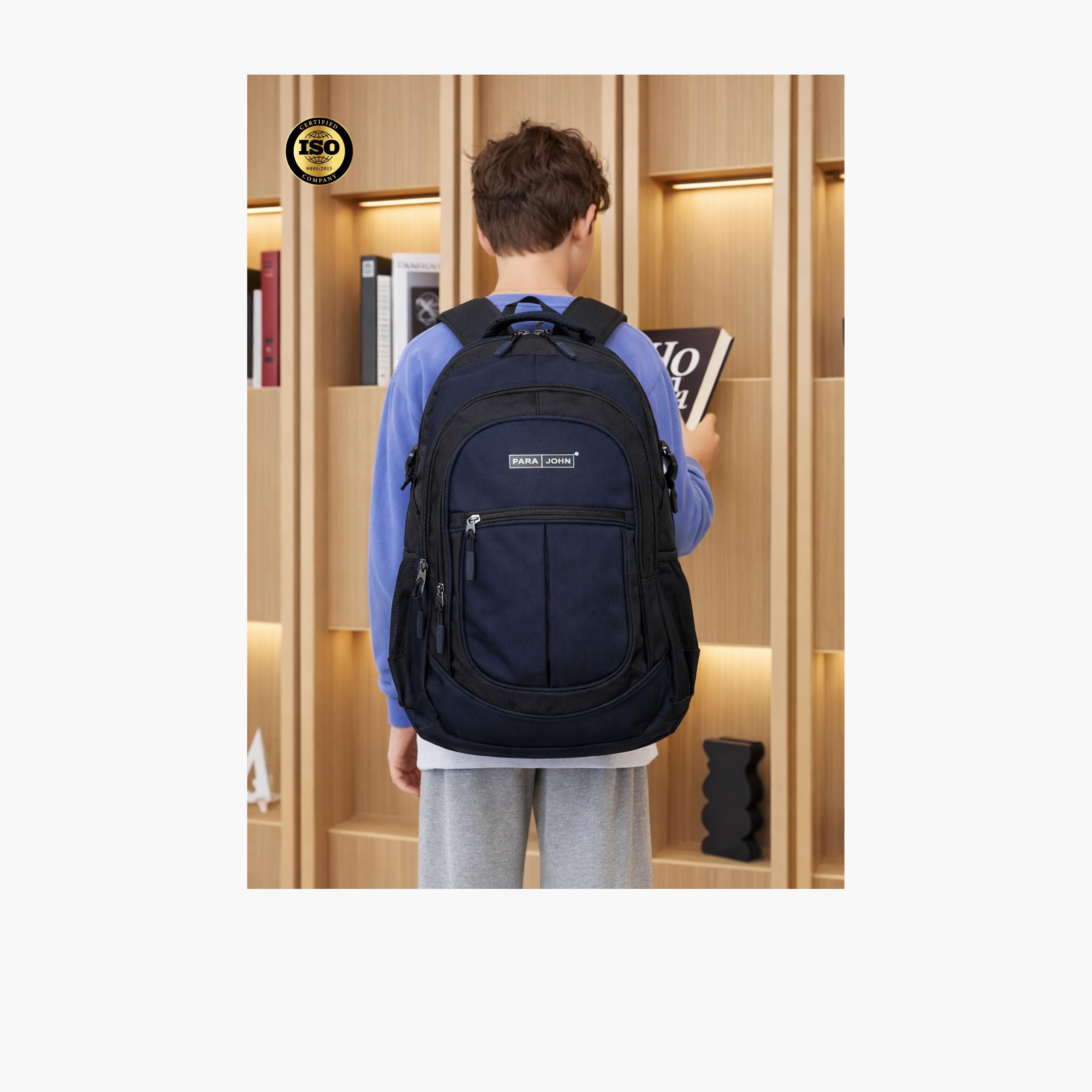 Para John 51 L | 24 Inches Backpack, Polyester, Adjustable Strap | PJSB6006A24BLUE-school-bagsandbackpacks-backpacks-image-6