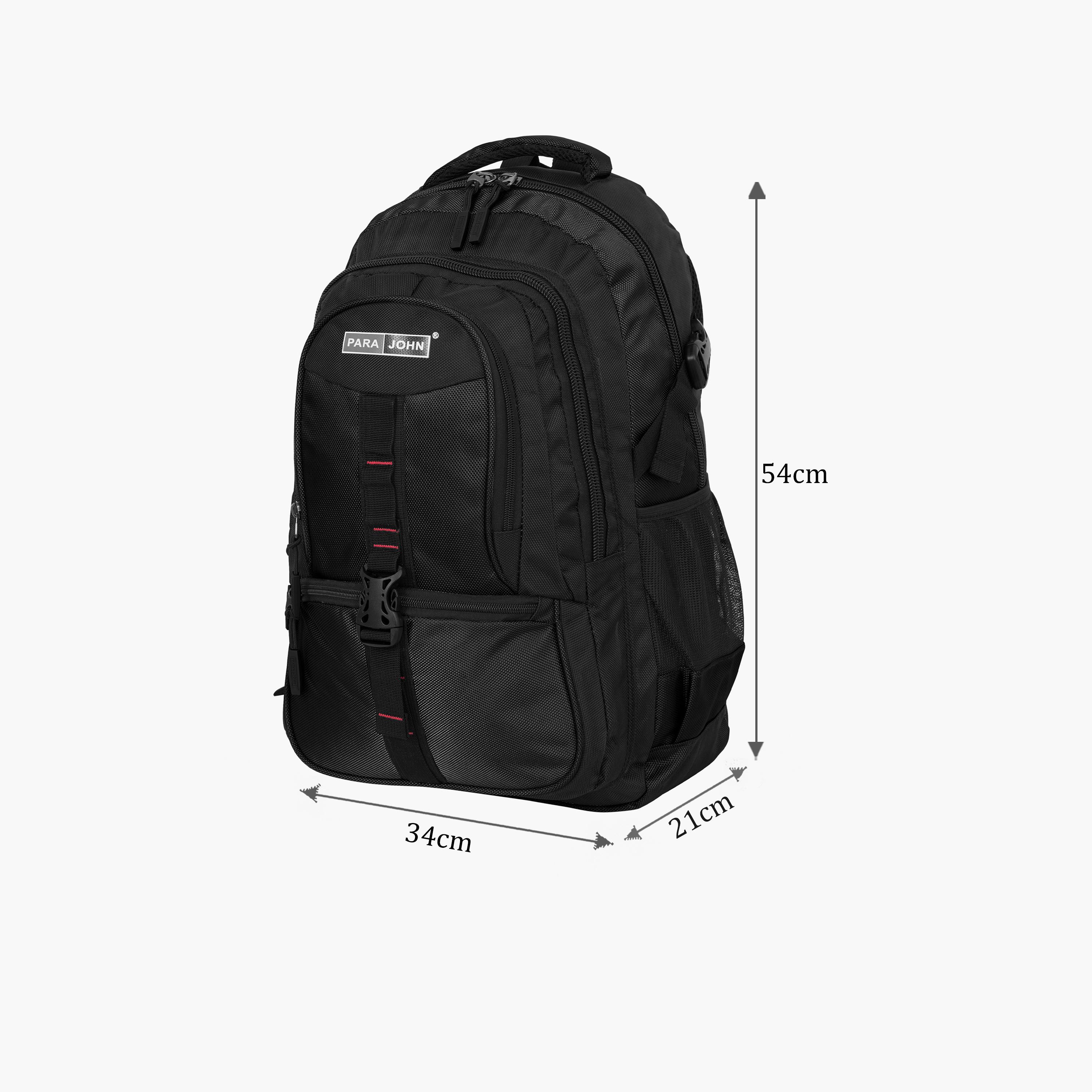 Para John 43 L | 22 Inches Backpack, Polyester, Adjustable Strap | PJSB6007-school-bagsandbackpacks-backpacks-image-2