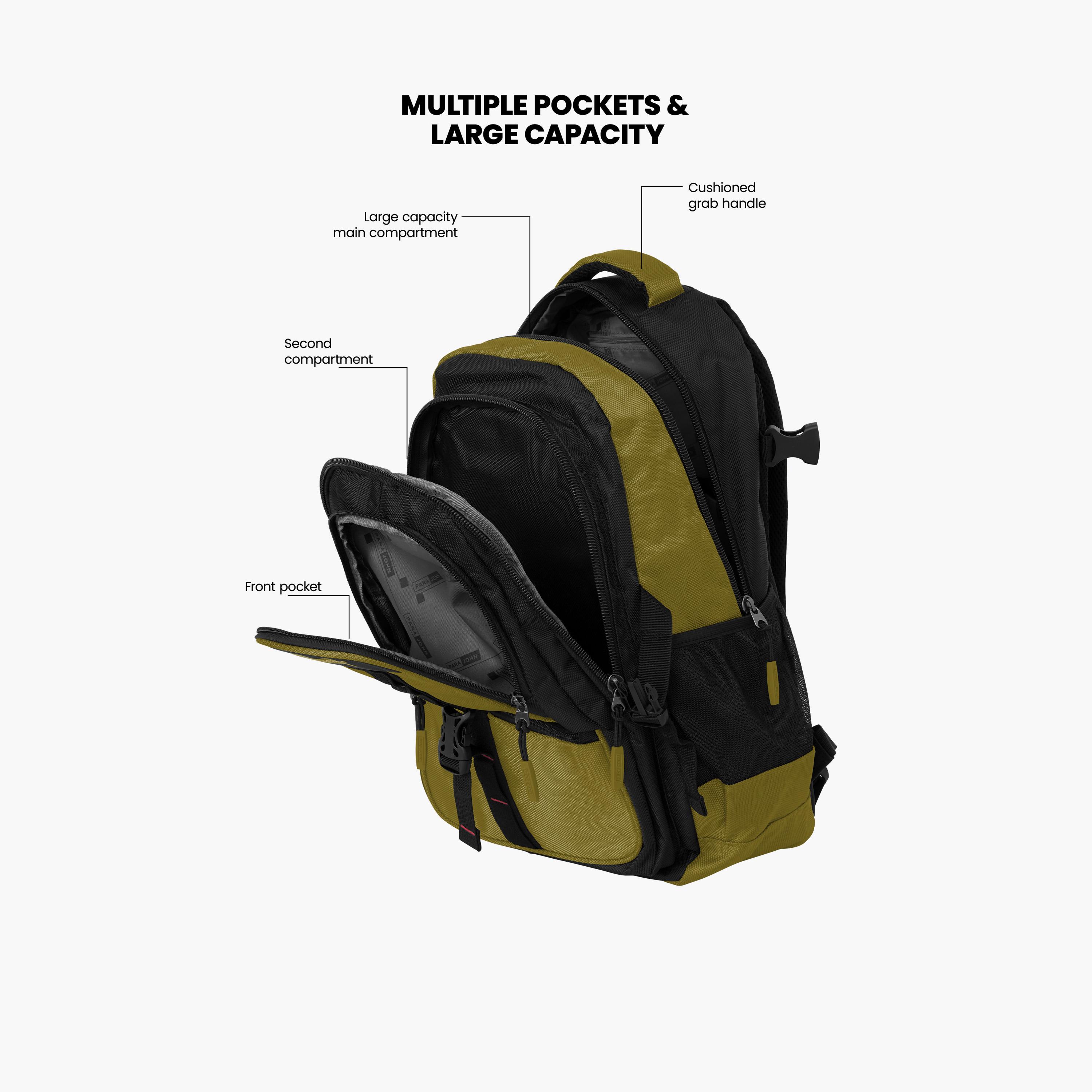 Para John 43 L | 22 Inches Backpack, Polyester, Adjustable Strap | PJSB6007-school-bagsandbackpacks-backpacks-image-3