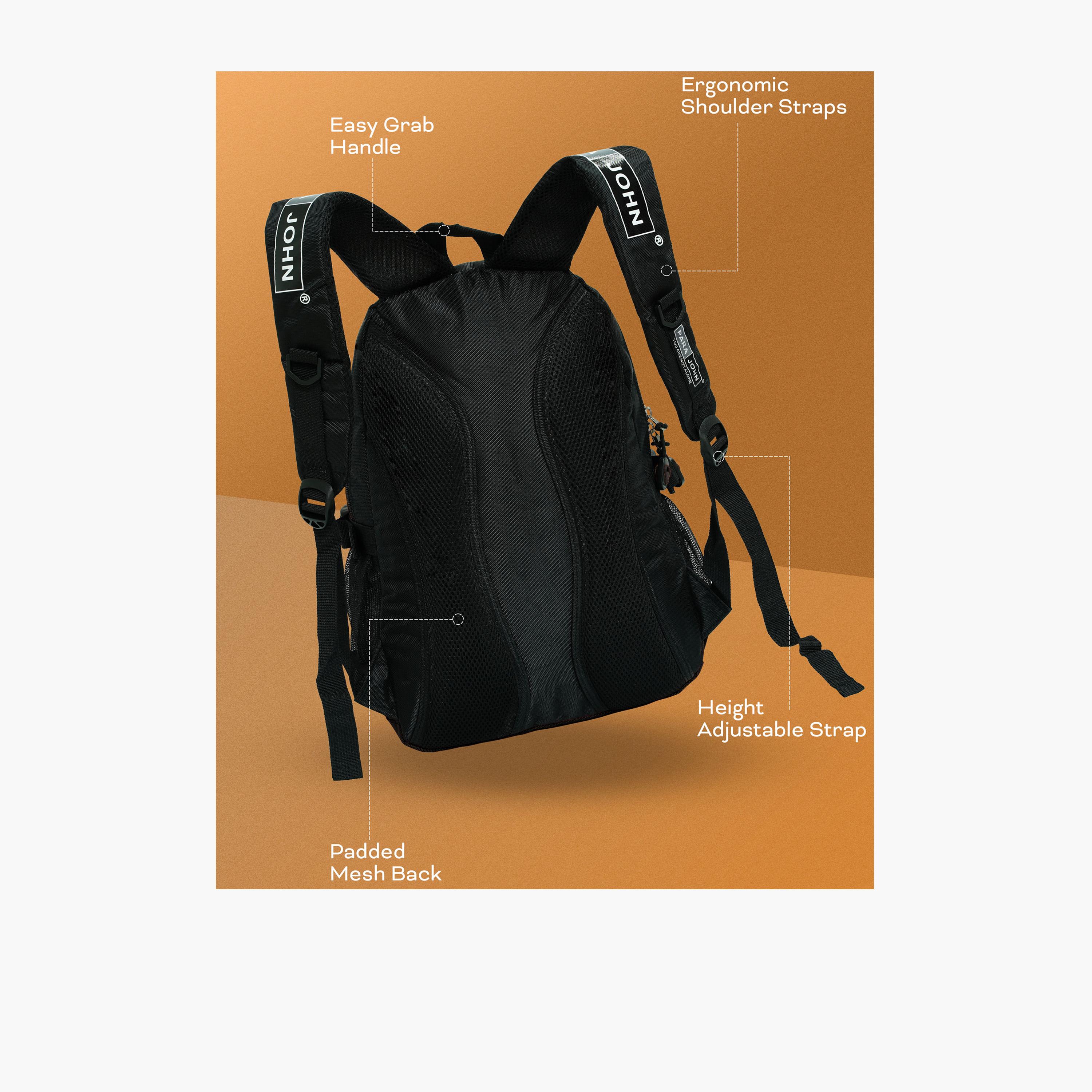 Para John 51 L | 24 Inches Backpack, Polyester, Adjustable Strap | PJSB6008A24BROWN-school-bagsandbackpacks-backpacks-image-3