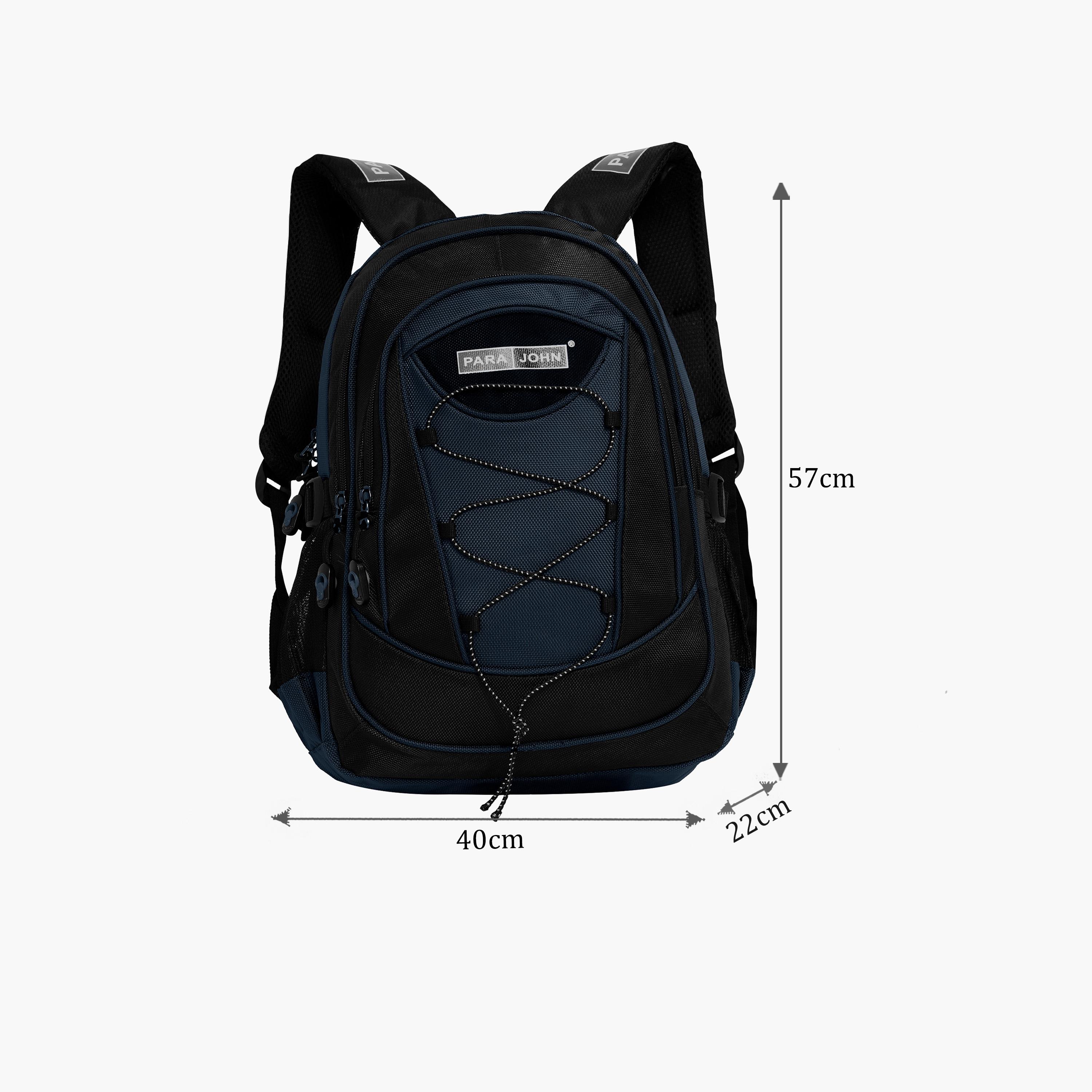 Para John 51 L | 24 Inches Backpack, Polyester, Adjustable Strap | PJSB6008A24NAVY-school-bagsandbackpacks-backpacks-image-2