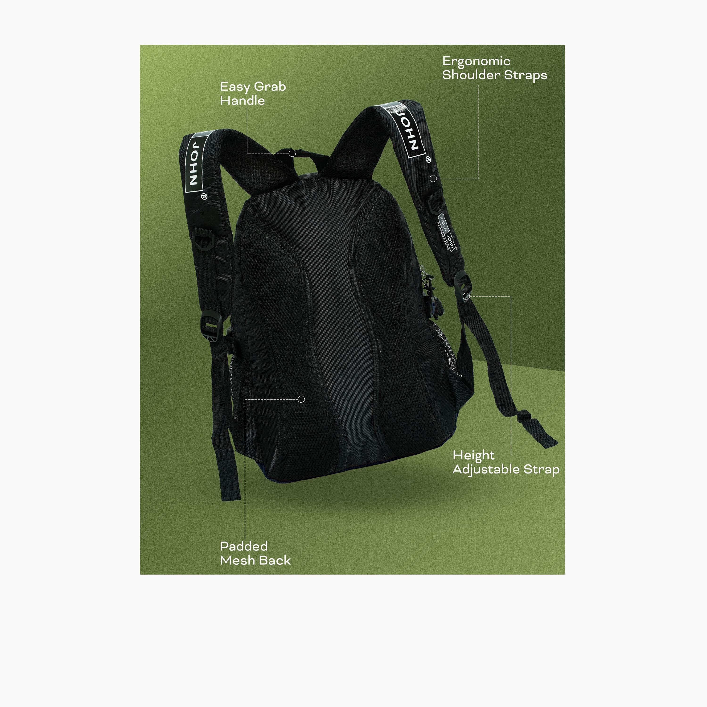 بارا جون - شنطة ظهر بوليستر 51 لتر | 24 إنش حزام قابل للتعديل | PJSB6008A24NAVY-school-bagsandbackpacks-backpacks-image-3