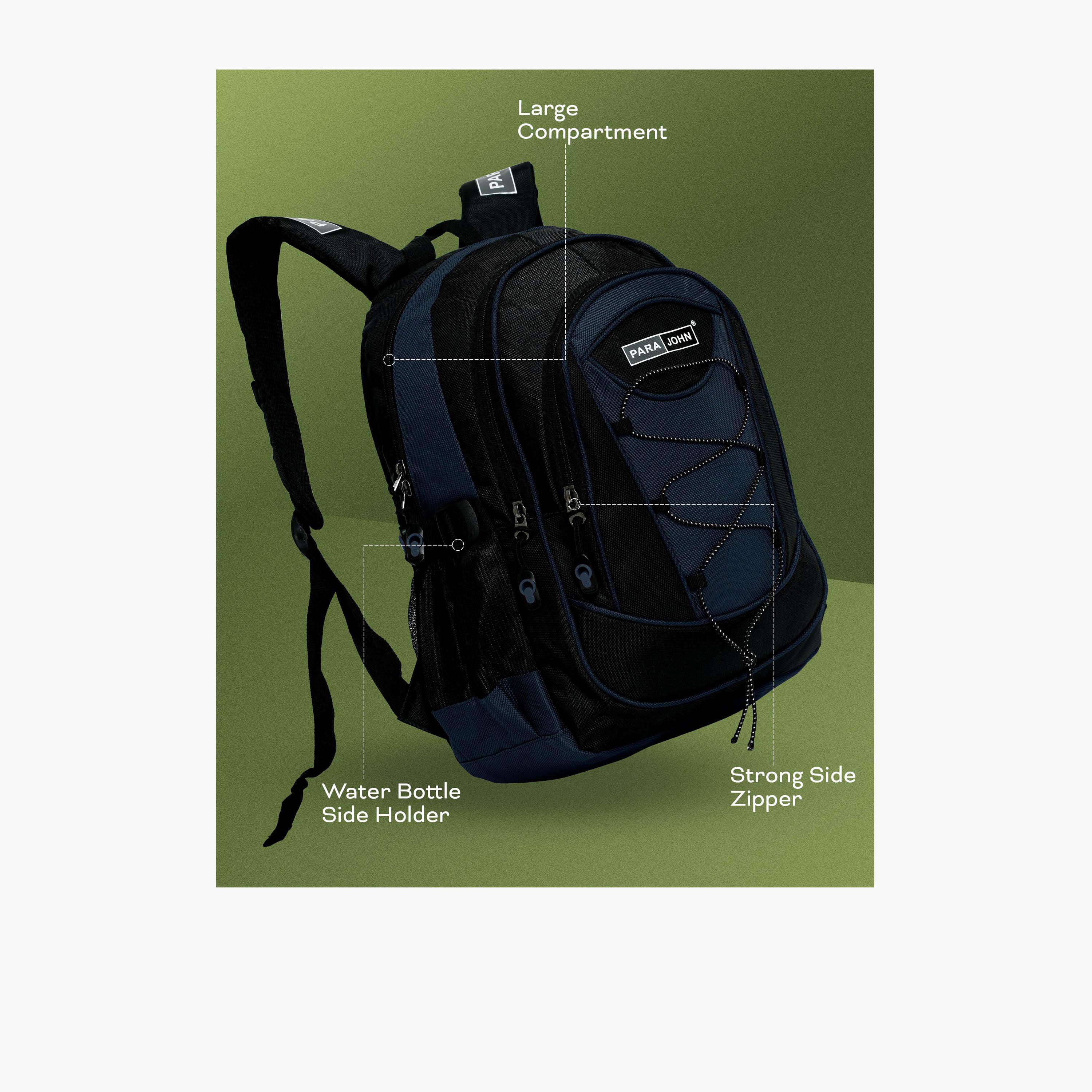 Para John 51 L | 24 Inches Backpack, Polyester, Adjustable Strap | PJSB6008A24NAVY-school-bagsandbackpacks-backpacks-image-5