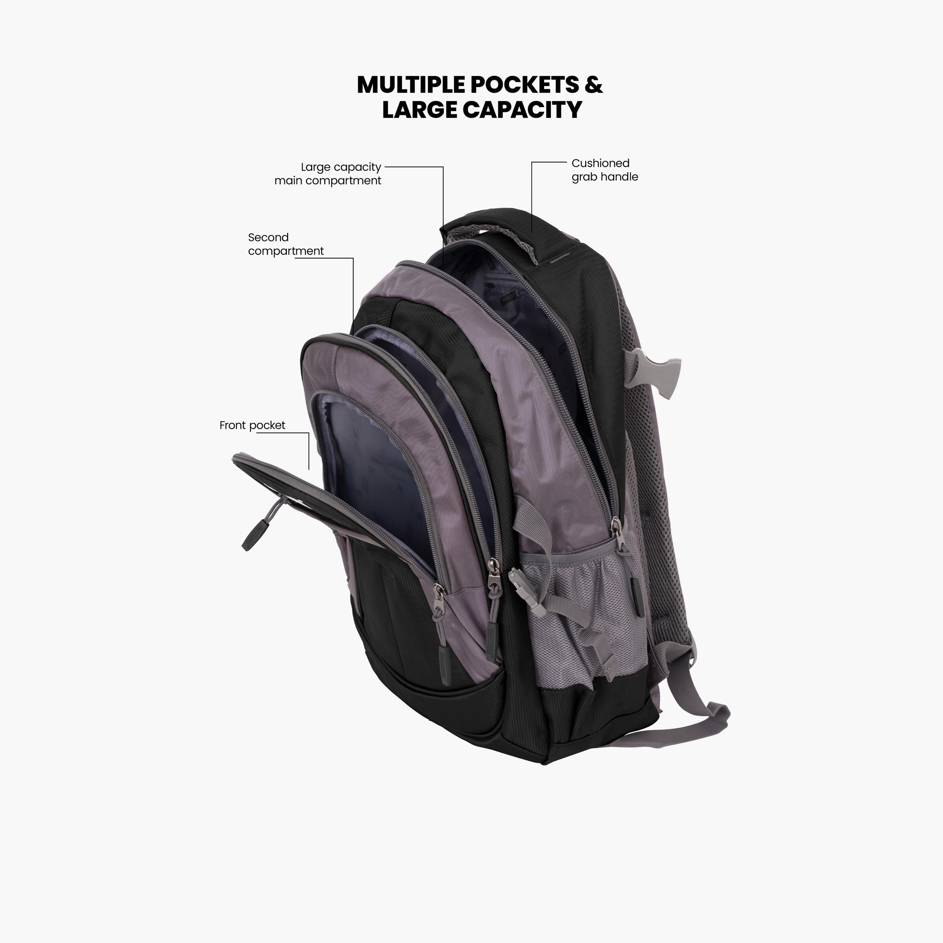 Para John 43 L | 22 Inches Backpack, Polyester, Adjustable Strap | PJSB6010-school-bagsandbackpacks-backpacks-image-3