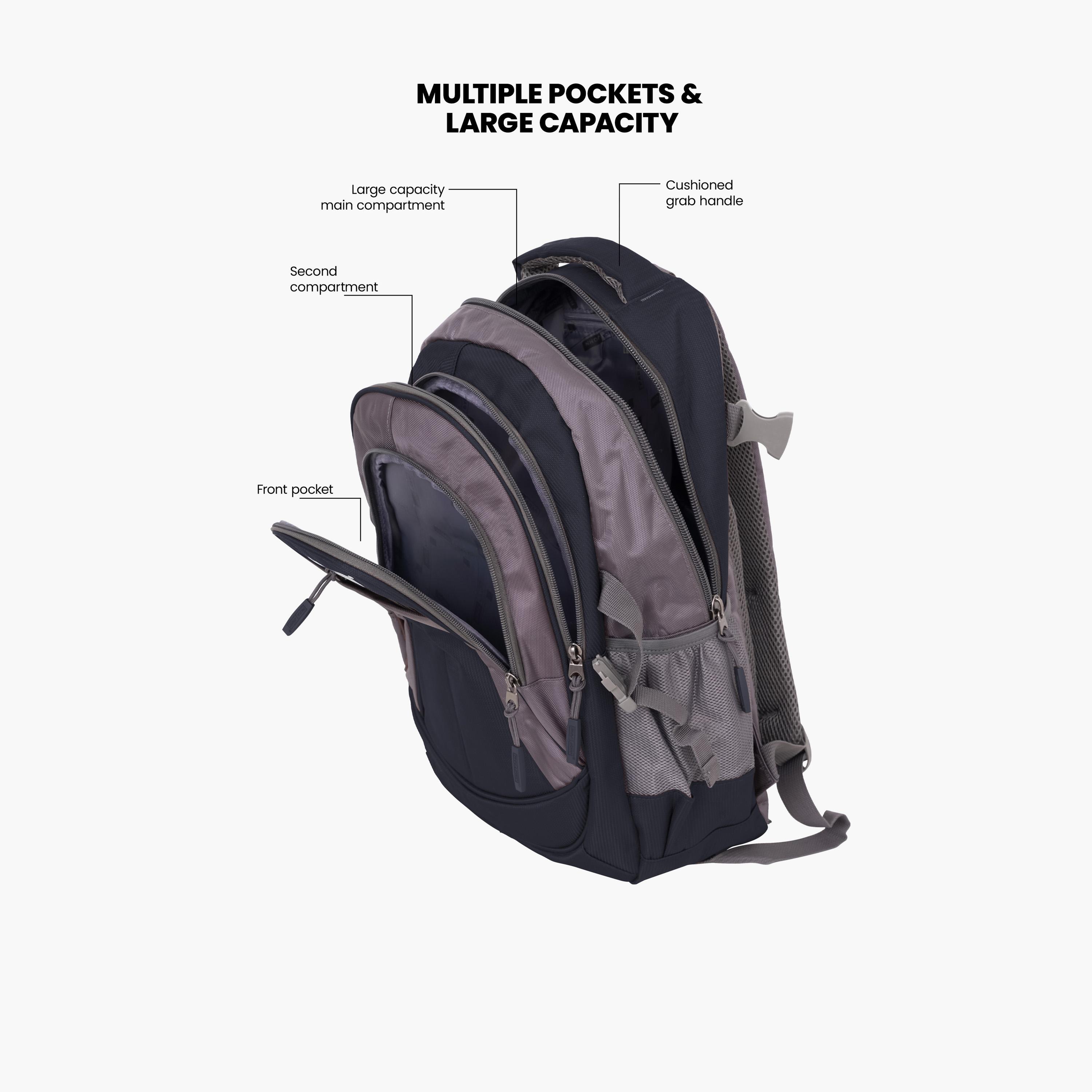 Para John 51 L | 24 Inches Backpack, Polyester, Adjustable Strap | PJSB6010A24navy-school-bagsandbackpacks-backpacks-image-4