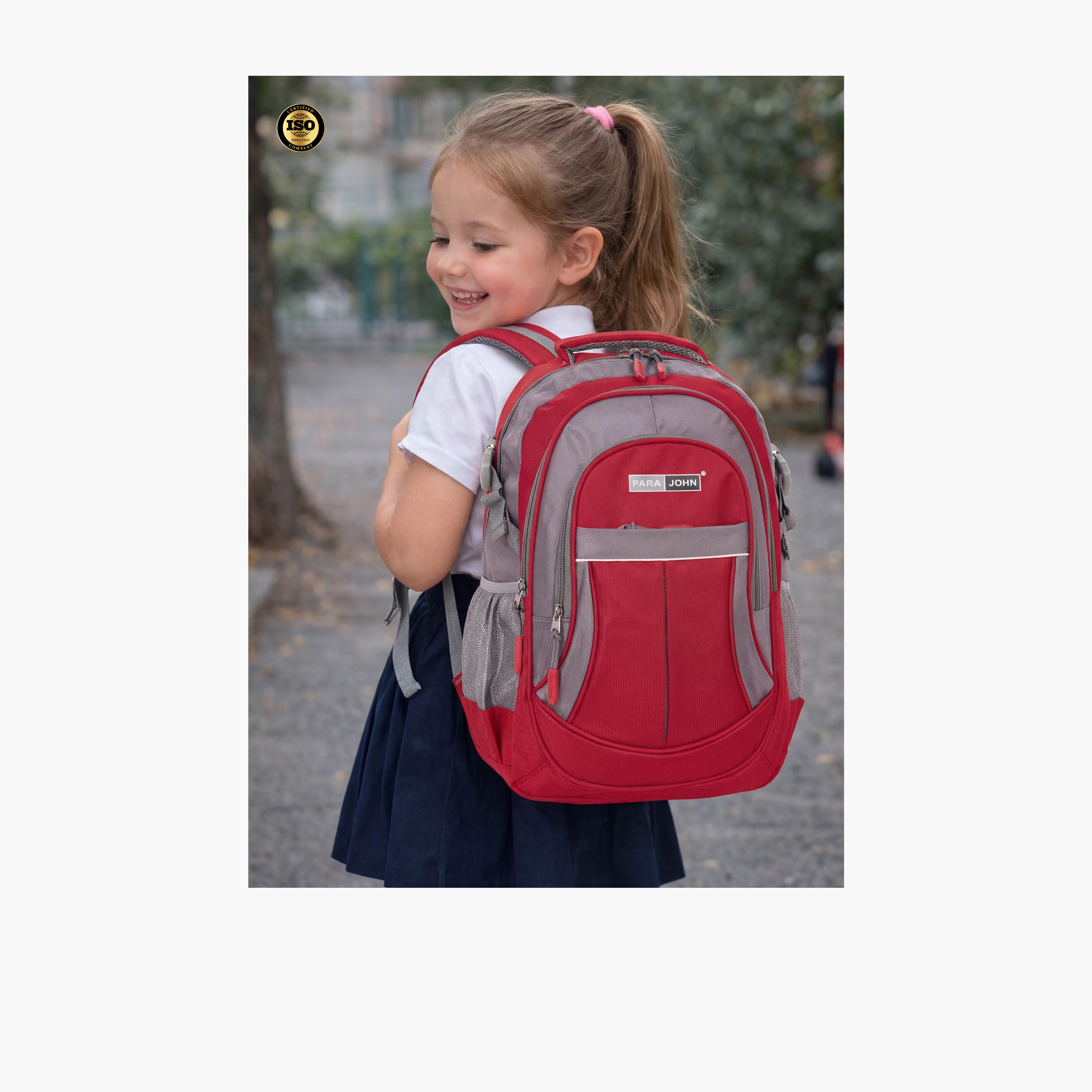 Para John 51 L | 24 Inches Backpack, Polyester, Adjustable Strap | PJSB6010A24red-school-bagsandbackpacks-backpacks-image-6