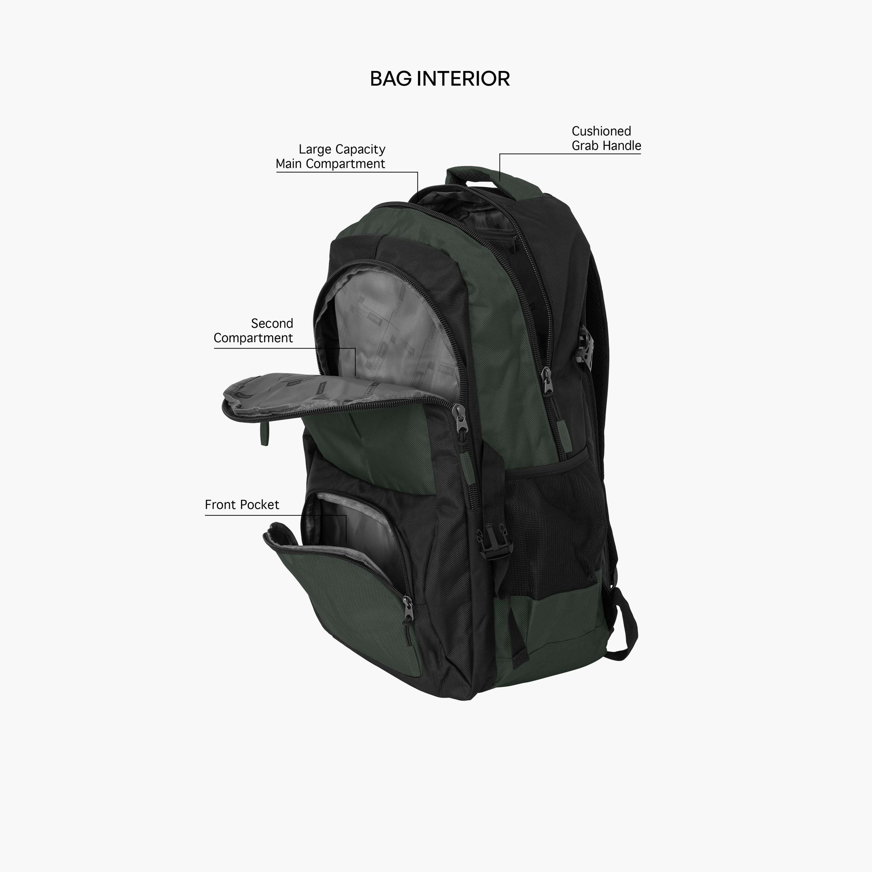 Para John 43 L | 22 Inches Backpack, Polyester, Adjustable Strap | PJSB6016-school-bagsandbackpacks-backpacks-image-5