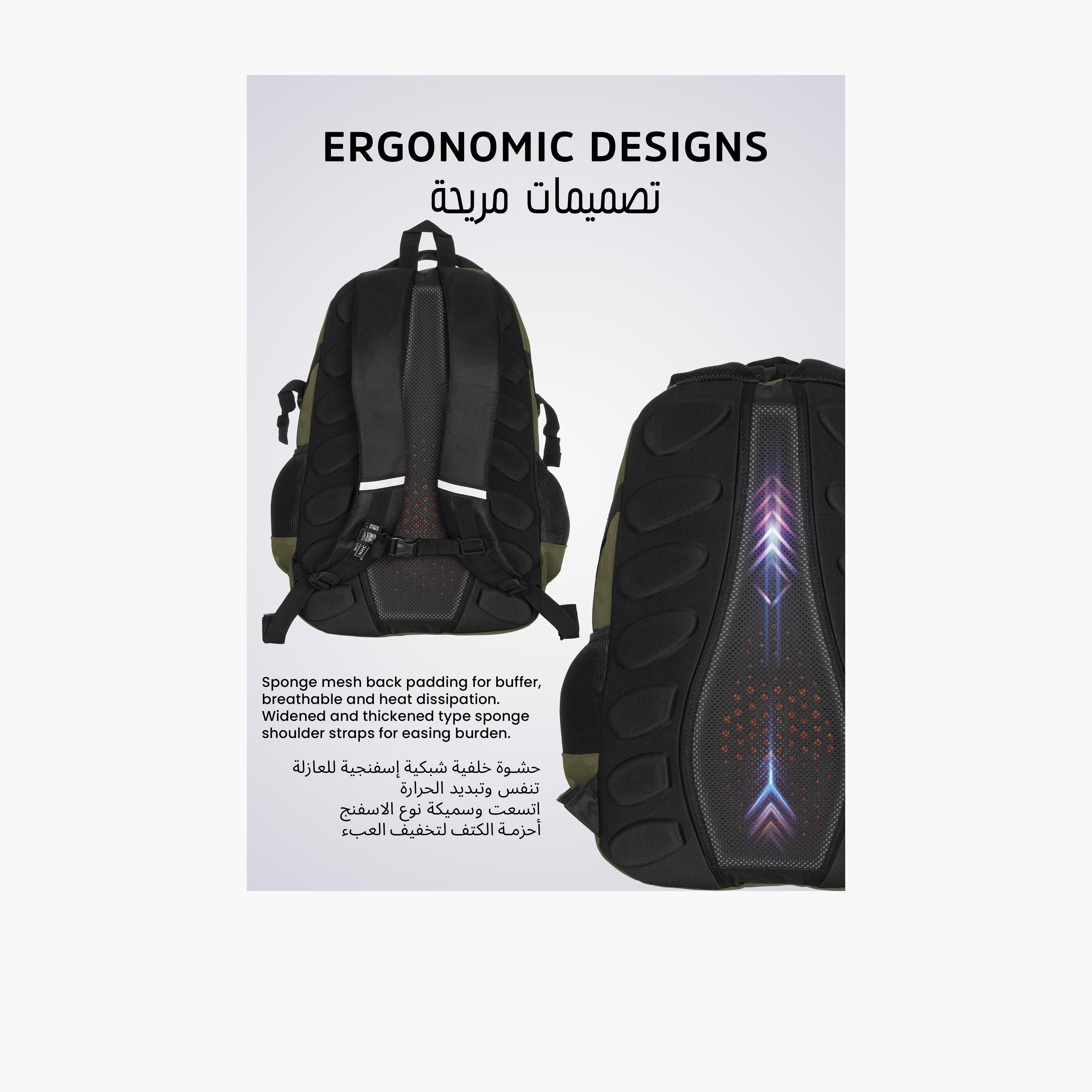 Para John 43 L | 22 Inches Backpack, Polyester, Adjustable Strap | PJSB6073-travel-luggagesandbags-backpacks-image-4
