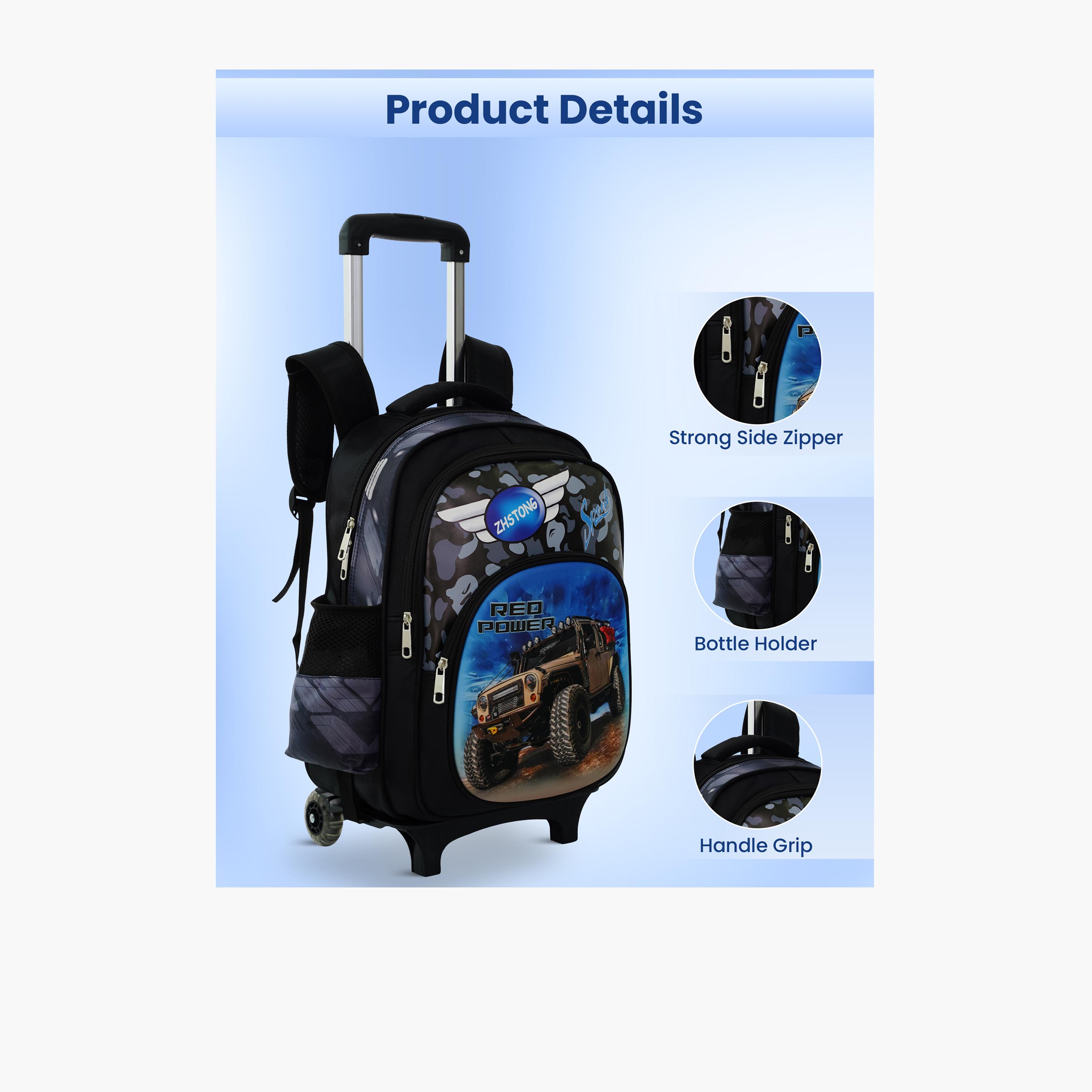 بارا جون - طقم شنطة ظهر بوليستر 19 لتر | 16 إنش حزام قابل للتعديل | PJSB6078-school-bagsandbackpacks-sets-image-7