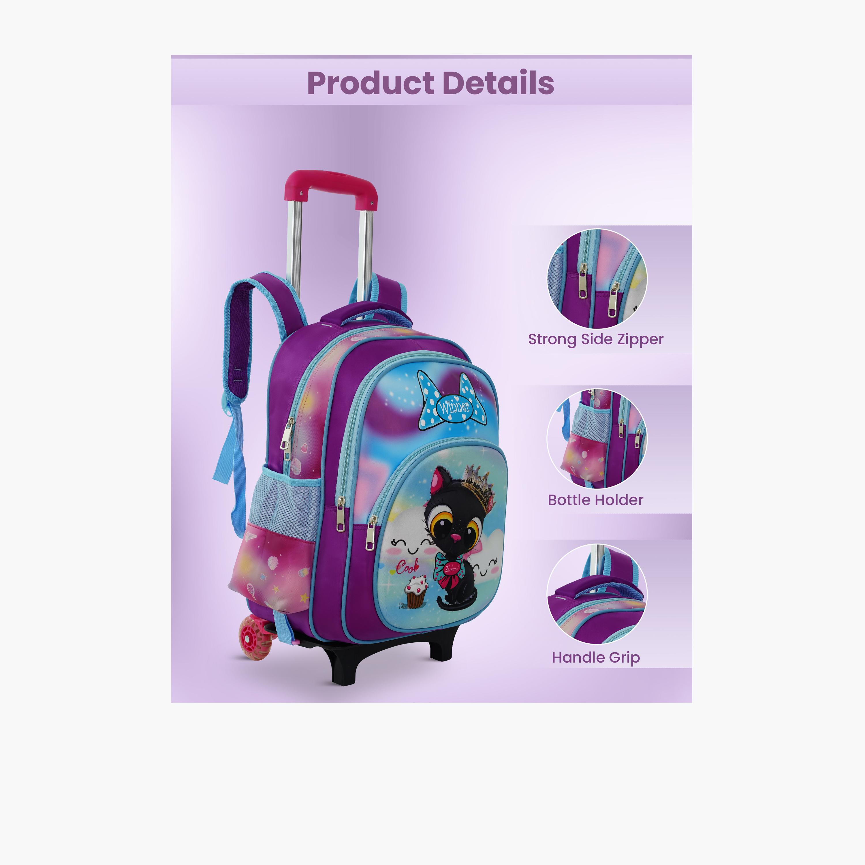 بارا جون - طقم شنطة ظهر بوليستر 19 لتر | 16 إنش حزام قابل للتعديل | PJSB6078-school-bagsandbackpacks-sets-image-17