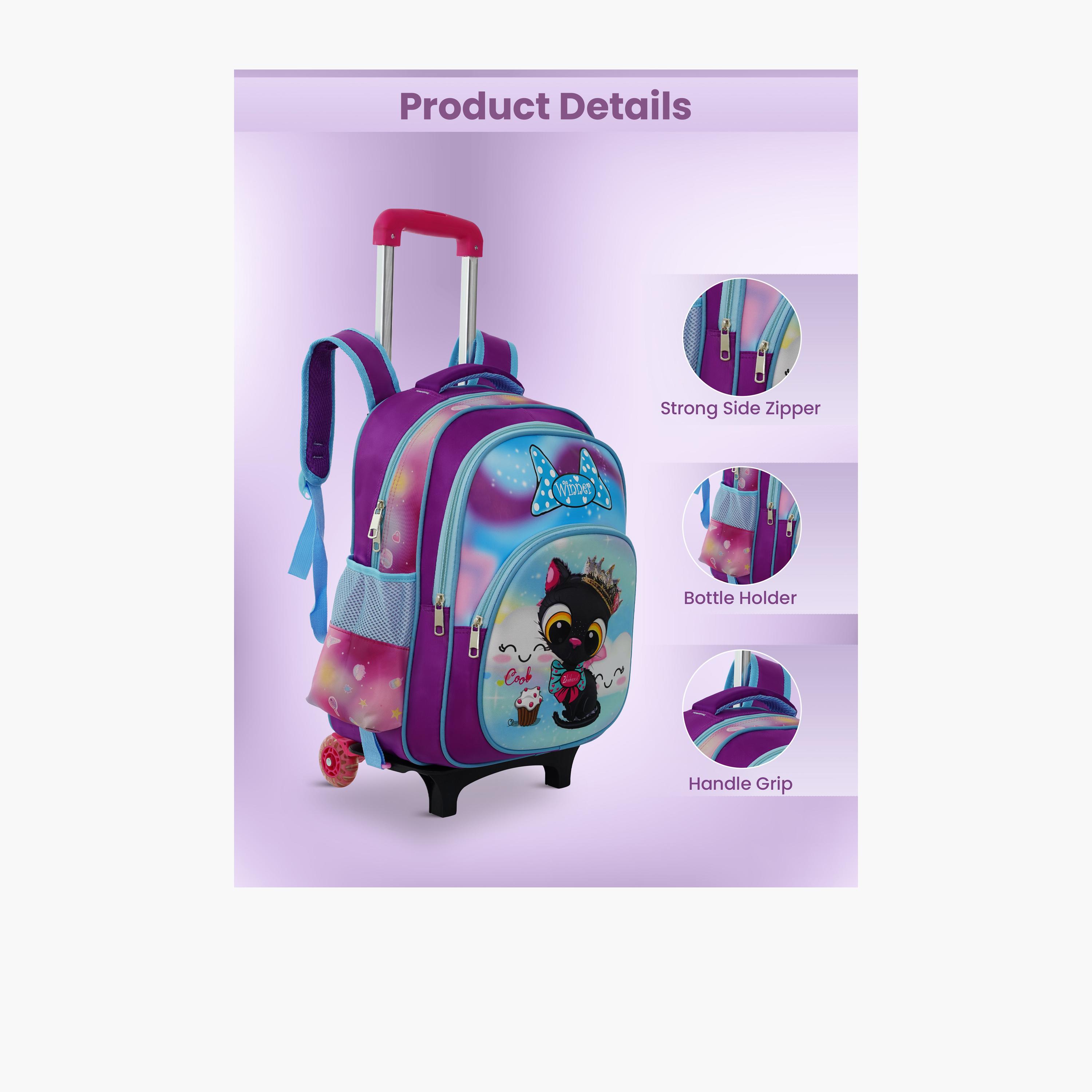 بارا جون - طقم شنطة ظهر بوليستر 19 لتر | 16 إنش حزام قابل للتعديل | PJSB6078-school-bagsandbackpacks-sets-image-18