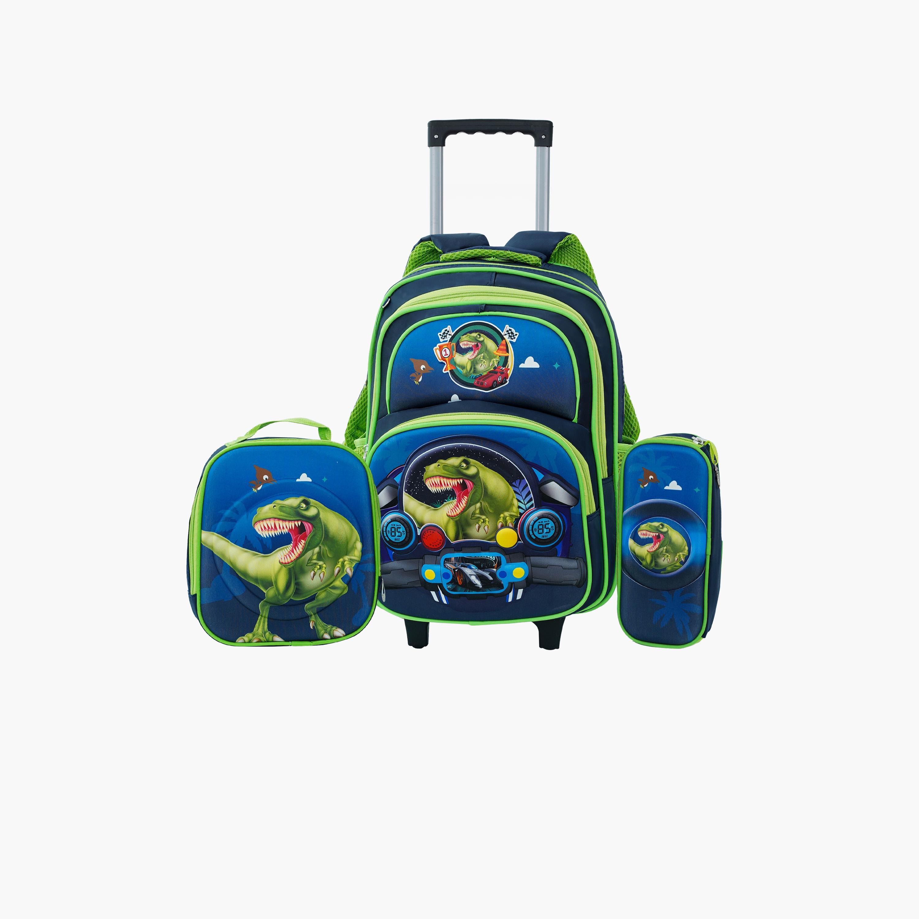 بارا جون - طقم شنطة ظهر بوليستر 19 لتر | 16 إنش حزام قابل للتعديل | PJSB6079-school-bagsandbackpacks-sets-image-1