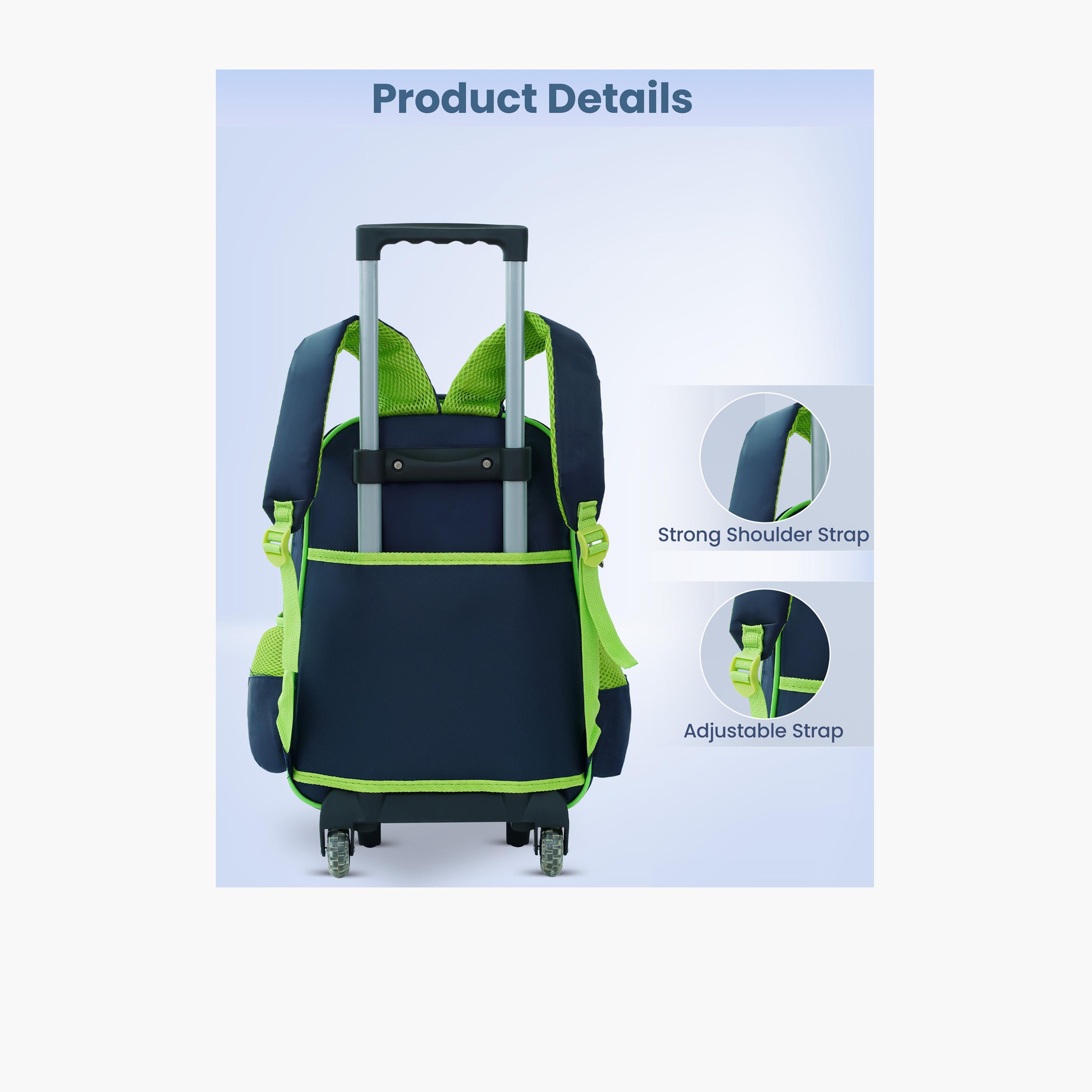 بارا جون - طقم شنطة ظهر بوليستر 19 لتر | 16 إنش حزام قابل للتعديل | PJSB6079-school-bagsandbackpacks-sets-image-4