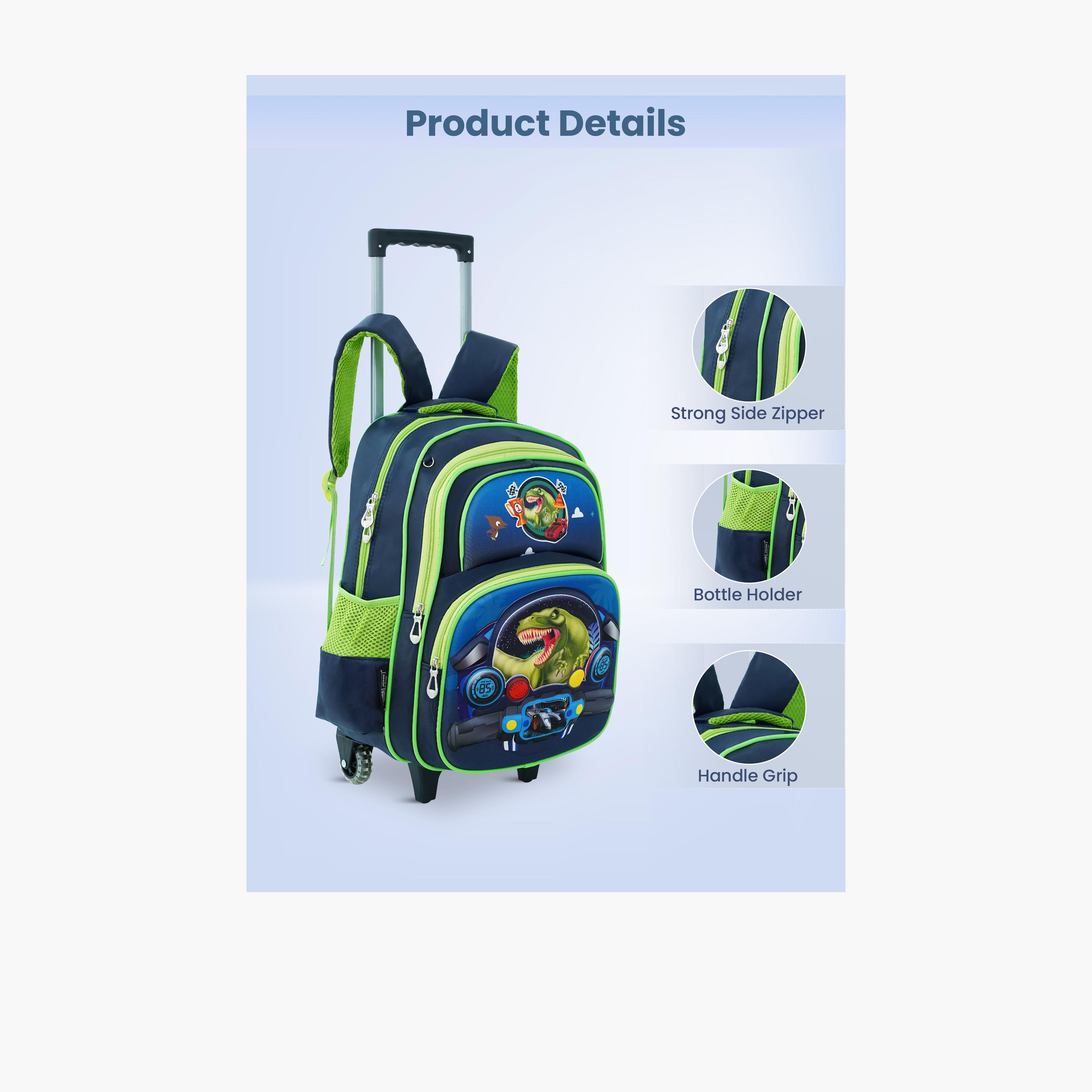 بارا جون - طقم شنطة ظهر بوليستر 19 لتر | 16 إنش حزام قابل للتعديل | PJSB6079-school-bagsandbackpacks-sets-image-5