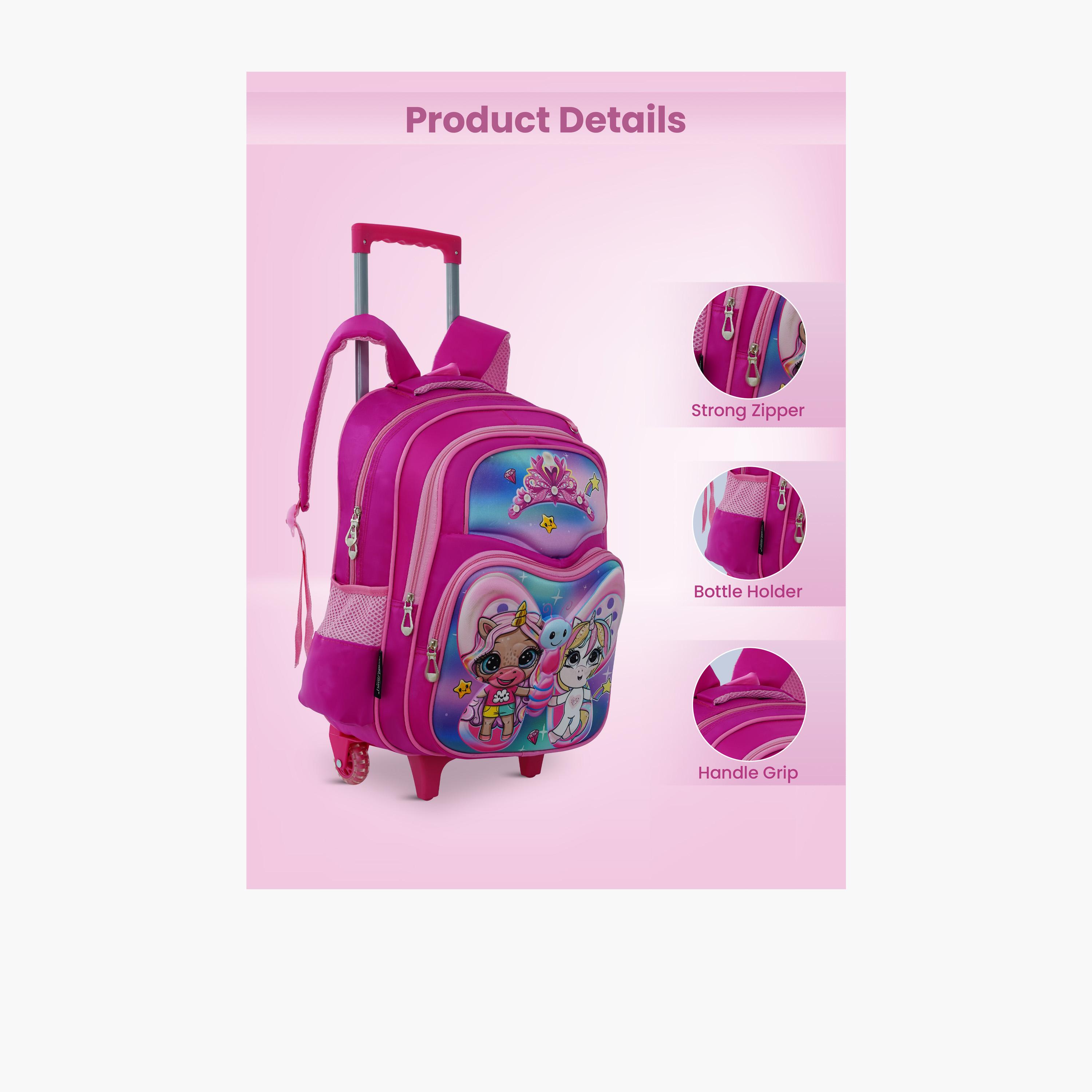 بارا جون - طقم شنطة ظهر بوليستر 19 لتر | 16 إنش حزام قابل للتعديل | PJSB6079-school-bagsandbackpacks-sets-image-8