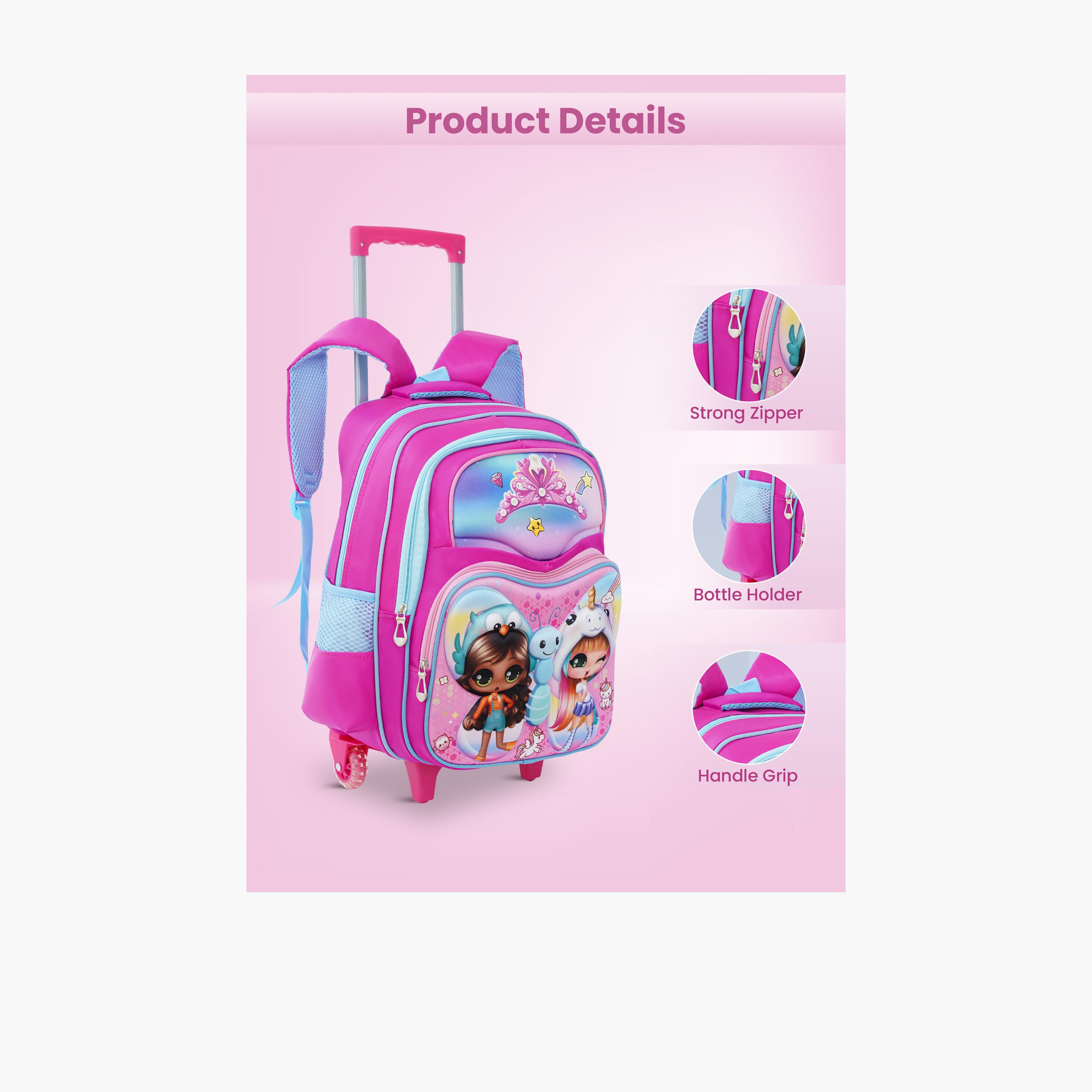 بارا جون - طقم شنطة ظهر بوليستر 19 لتر | 16 إنش حزام قابل للتعديل | PJSB6079-school-bagsandbackpacks-sets-image-15