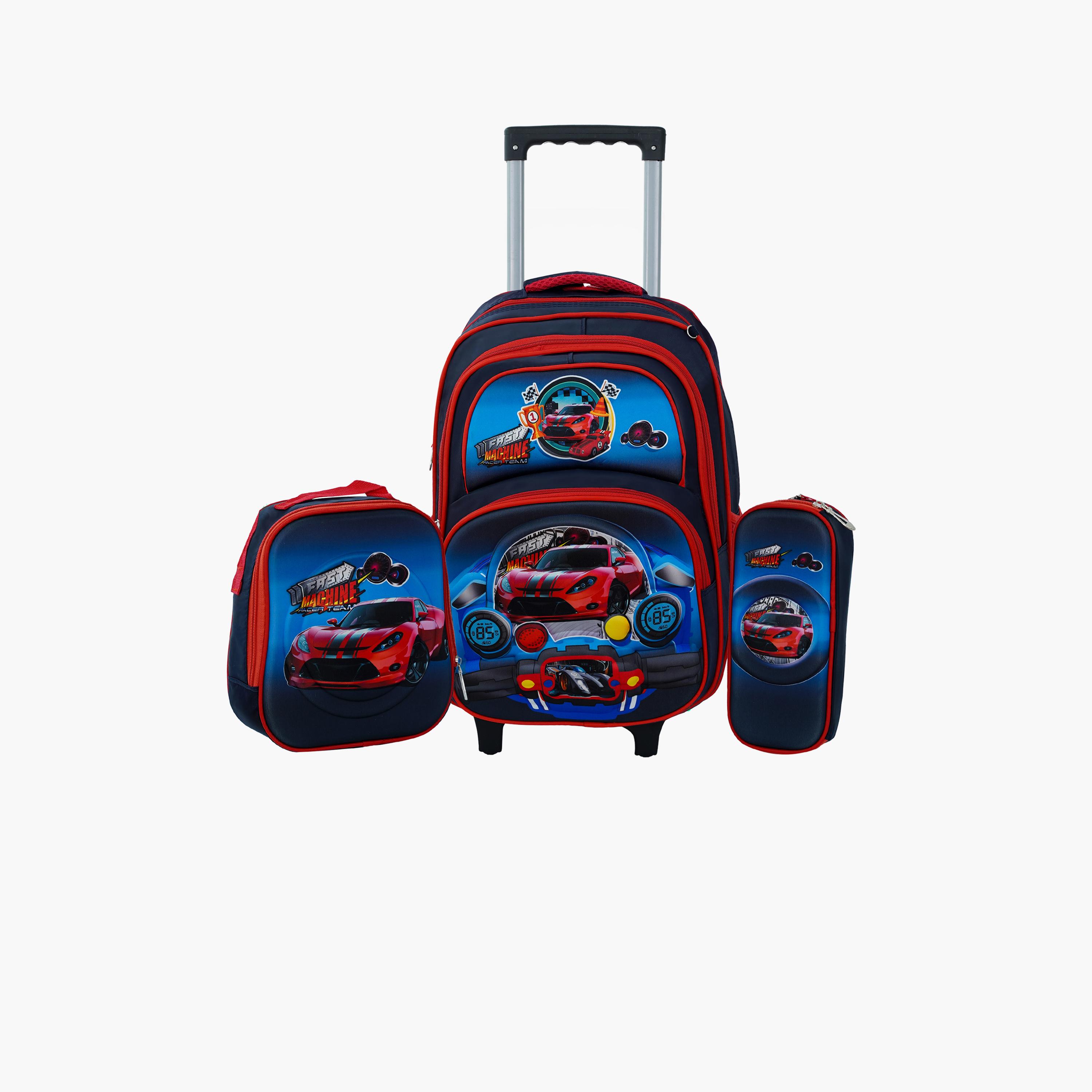 بارا جون - طقم شنطة ظهر بوليستر 19 لتر | 16 إنش حزام قابل للتعديل | PJSB6079-school-bagsandbackpacks-sets-image-17