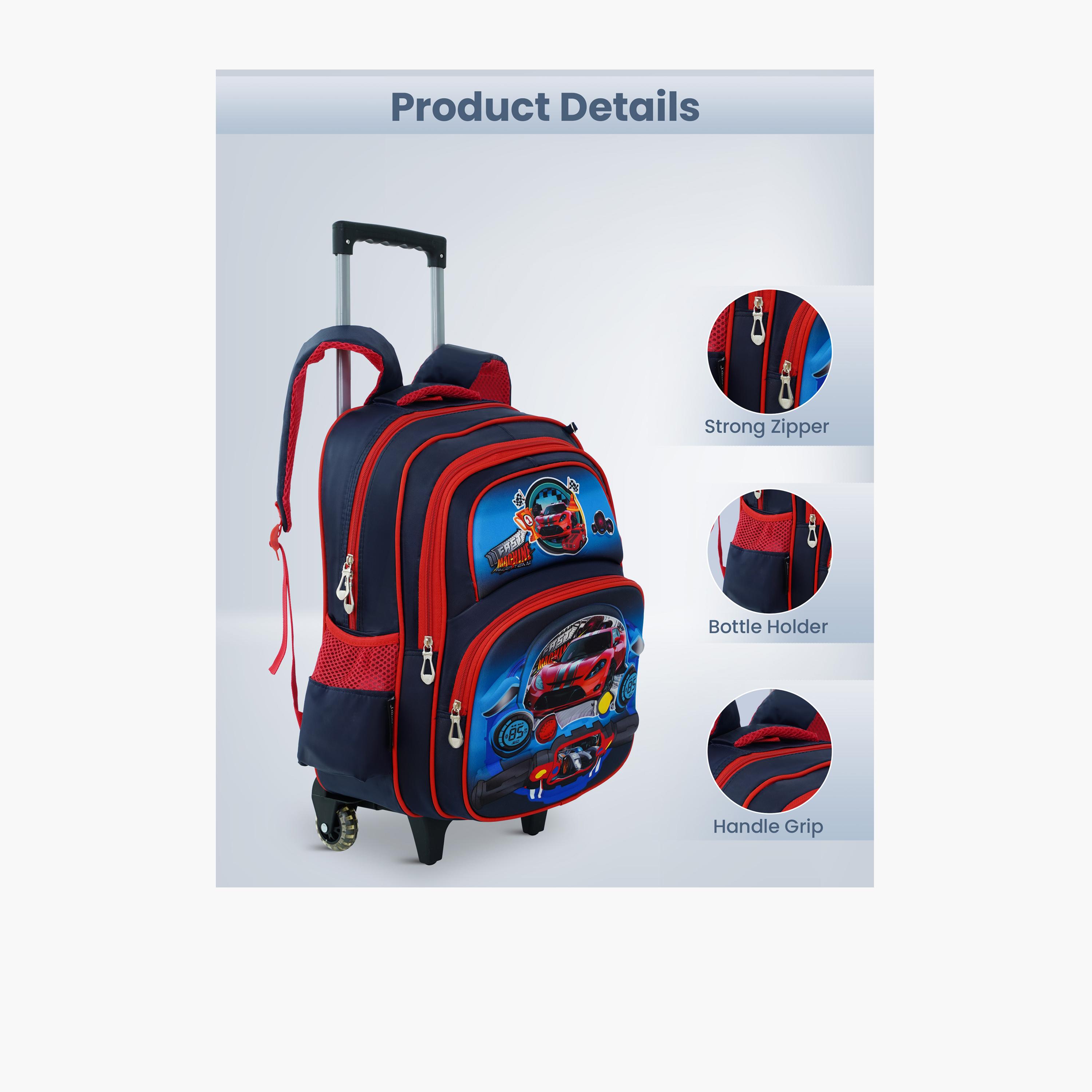 بارا جون - طقم شنطة ظهر بوليستر 19 لتر | 16 إنش حزام قابل للتعديل | PJSB6079-school-bagsandbackpacks-sets-image-18