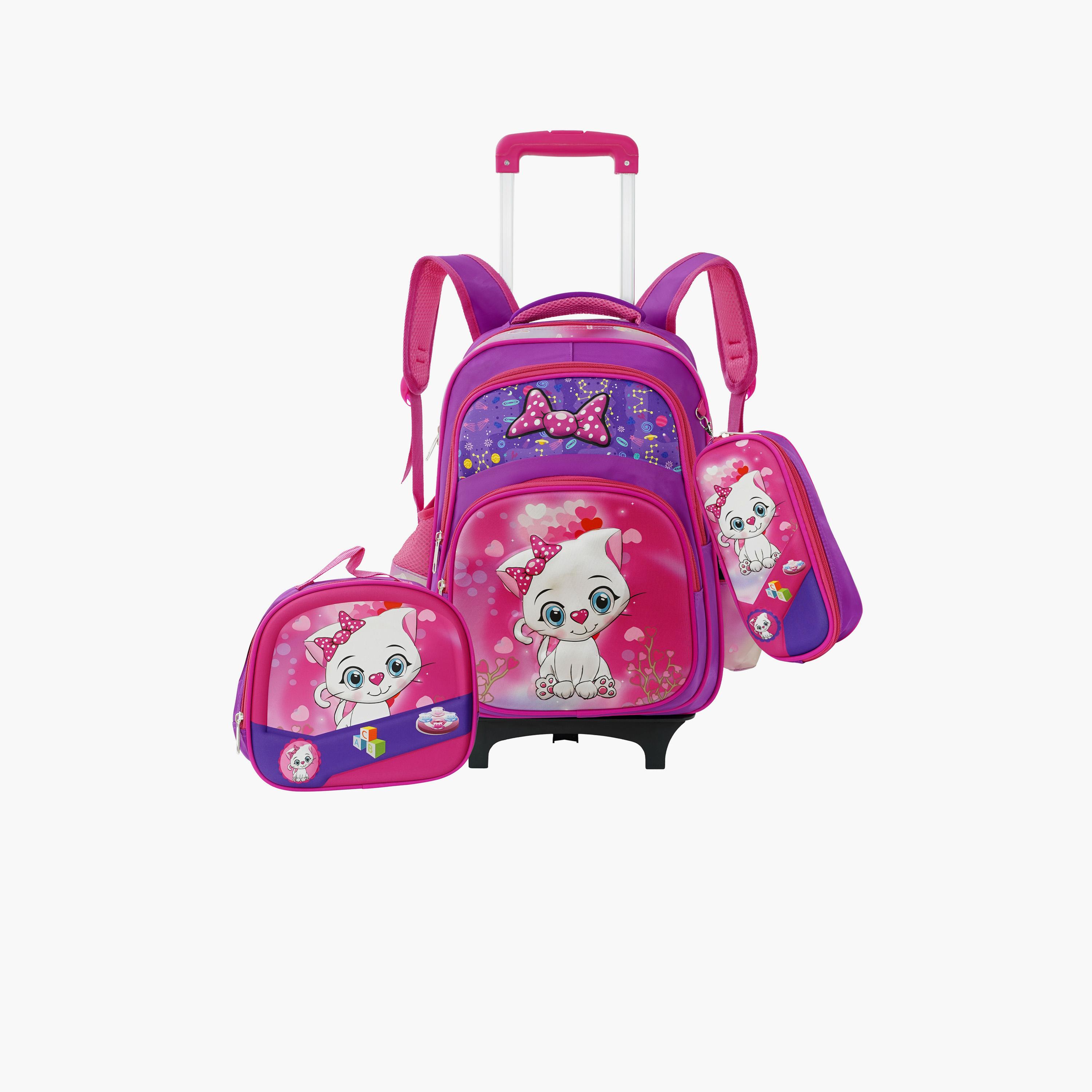 بارا جون - طقم شنطة ظهر بوليستر 19 لتر | 16 إنش حزام قابل للتعديل | PJSB6080-school-bagsandbackpacks-sets-image-11