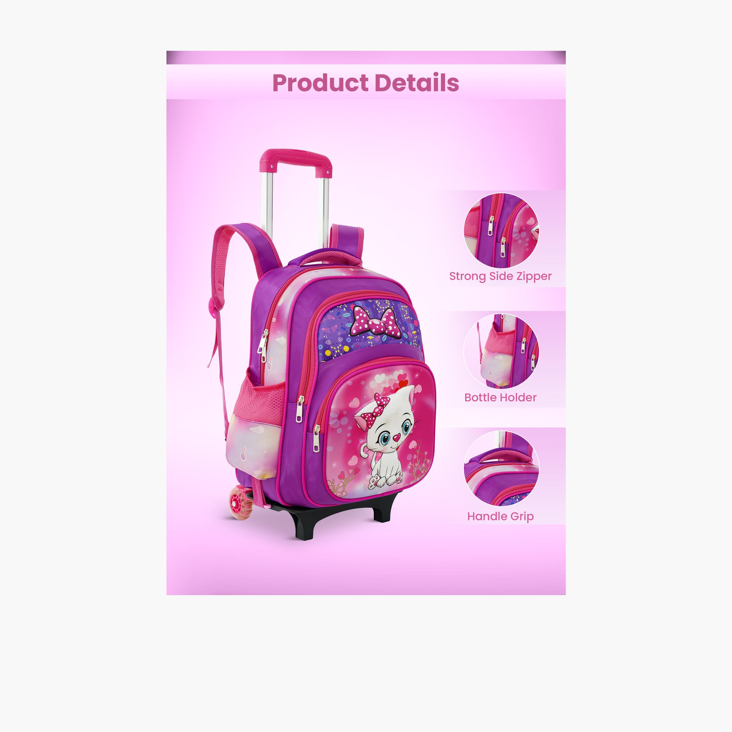 بارا جون - طقم شنطة ظهر بوليستر 19 لتر | 16 إنش حزام قابل للتعديل | PJSB6080-school-bagsandbackpacks-sets-image-15