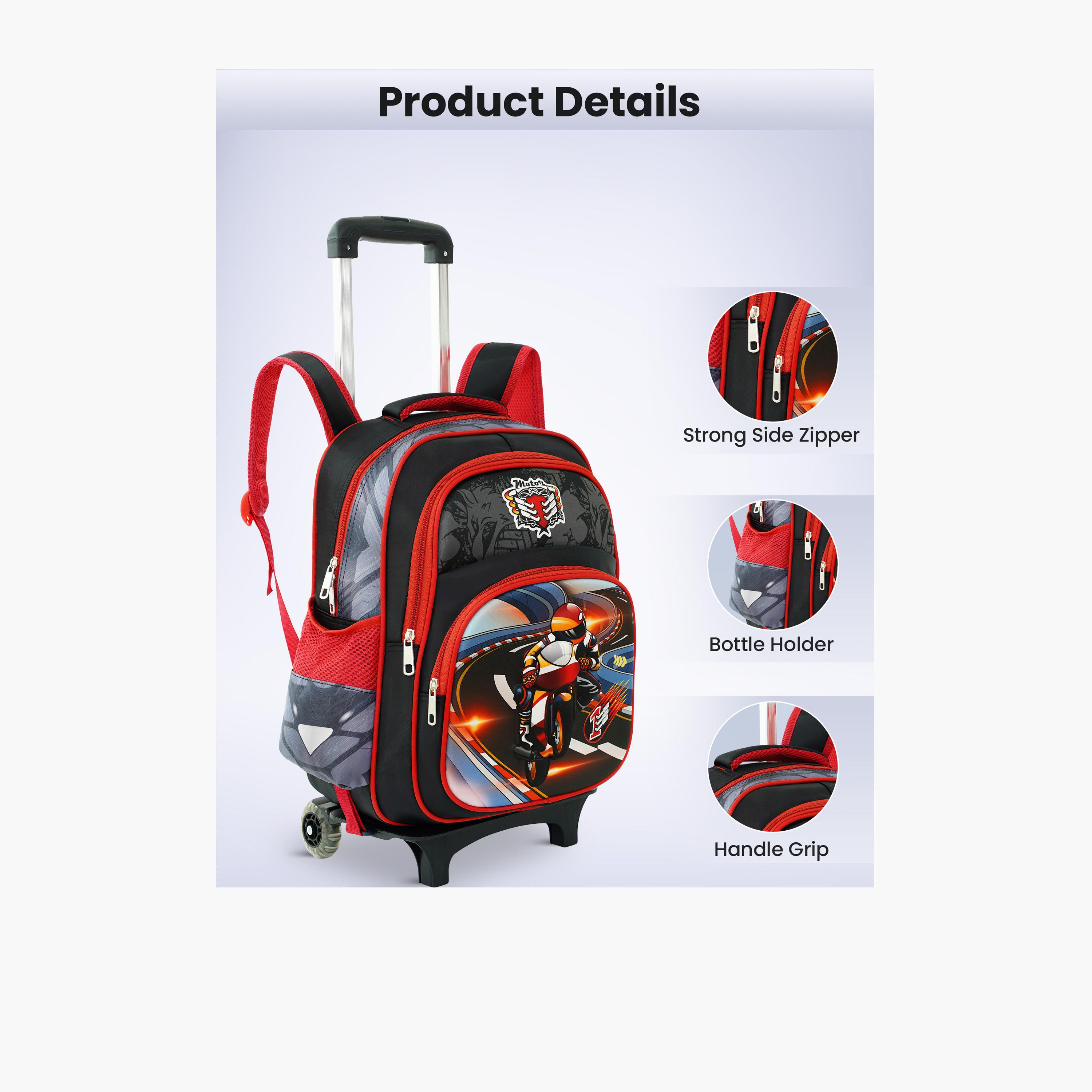 Para John 19 L | 16 Inches Backpack Set, Polyester, Adjustable Strap | PJSB6080-school-bagsandbackpacks-sets-image-3