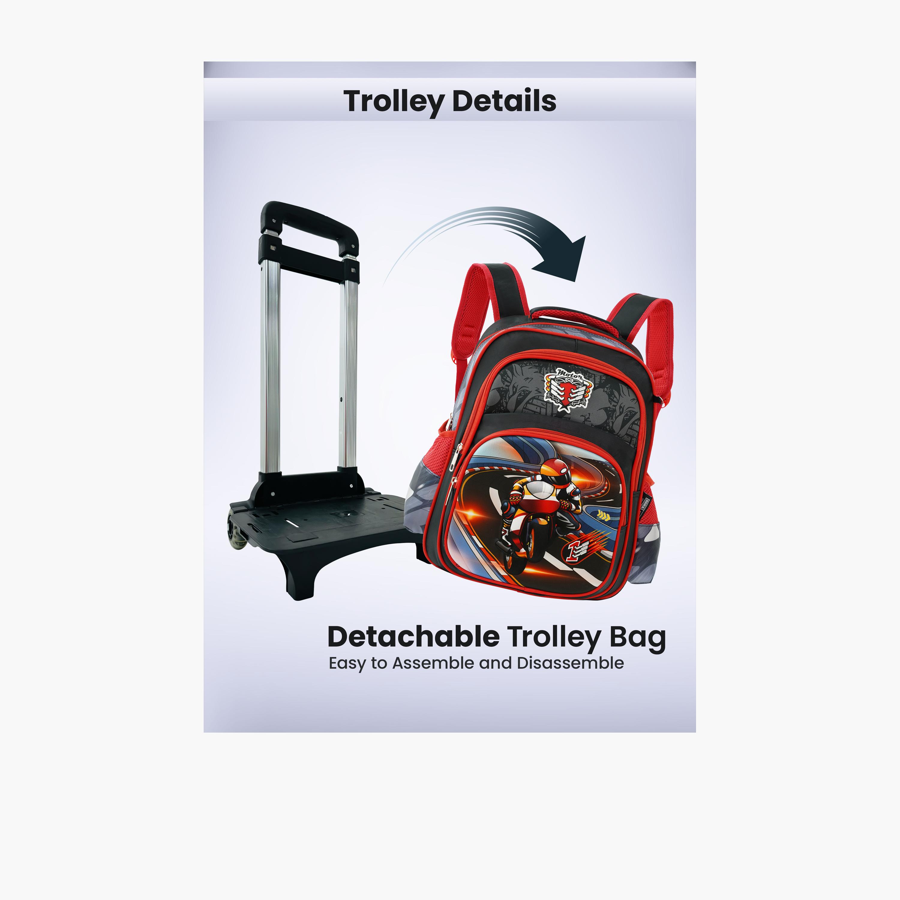 بارا جون - طقم شنطة ظهر بوليستر 19 لتر | 16 إنش حزام قابل للتعديل | PJSB6080-school-bagsandbackpacks-sets-image-5