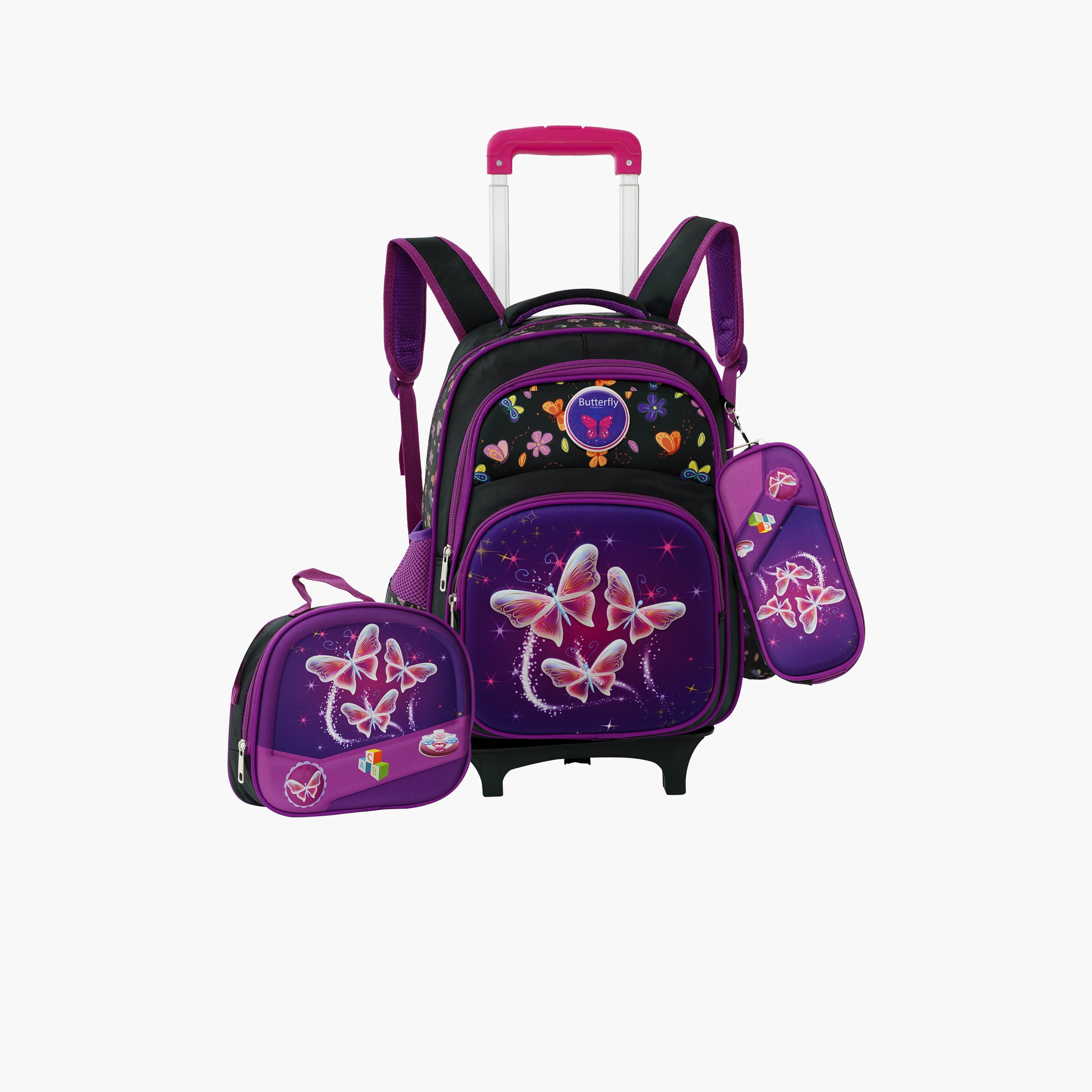 بارا جون - طقم شنطة ظهر بوليستر 19 لتر | 16 إنش حزام قابل للتعديل | PJSB6080-school-bagsandbackpacks-sets-image-6