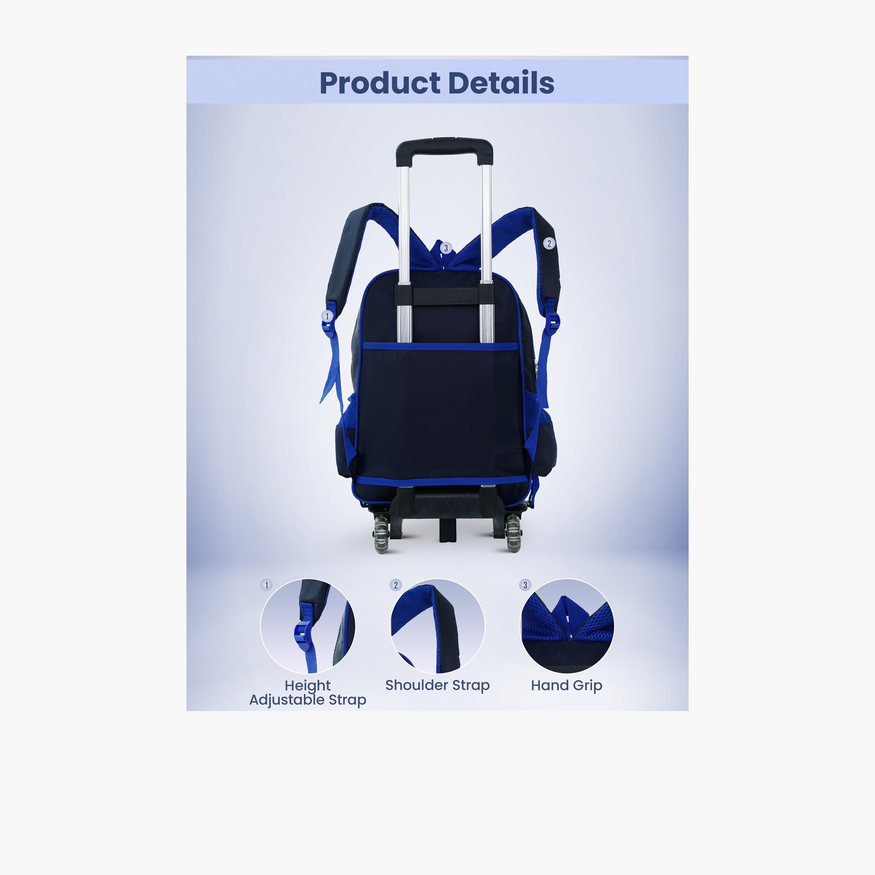بارا جون - طقم شنطة ظهر بوليستر 19 لتر | 14 إنش حزام قابل للتعديل | PJSB6081-school-bagsandbackpacks-sets-image-4