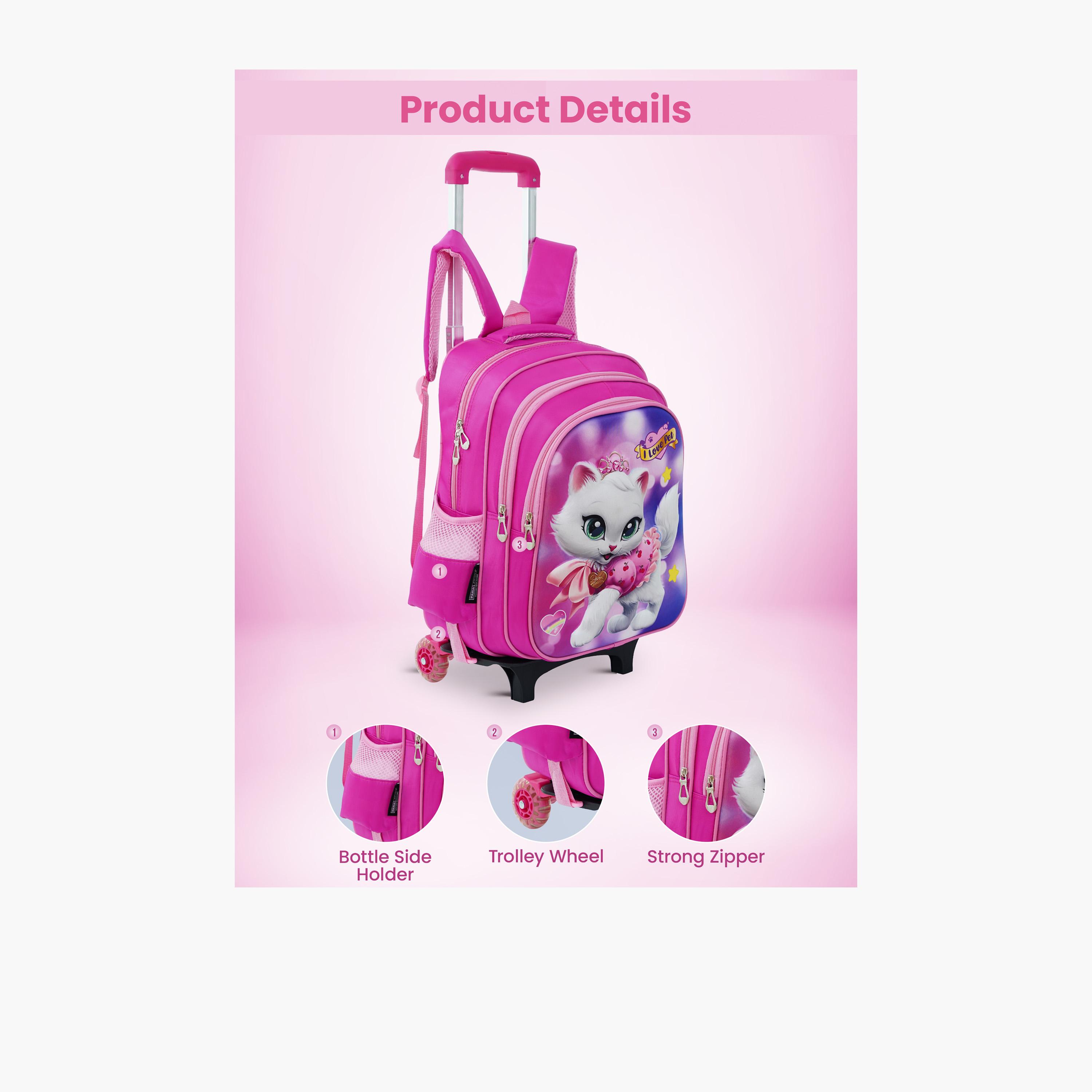بارا جون - طقم شنطة ظهر بوليستر 19 لتر | 14 إنش حزام قابل للتعديل | PJSB6081-school-bagsandbackpacks-sets-image-7