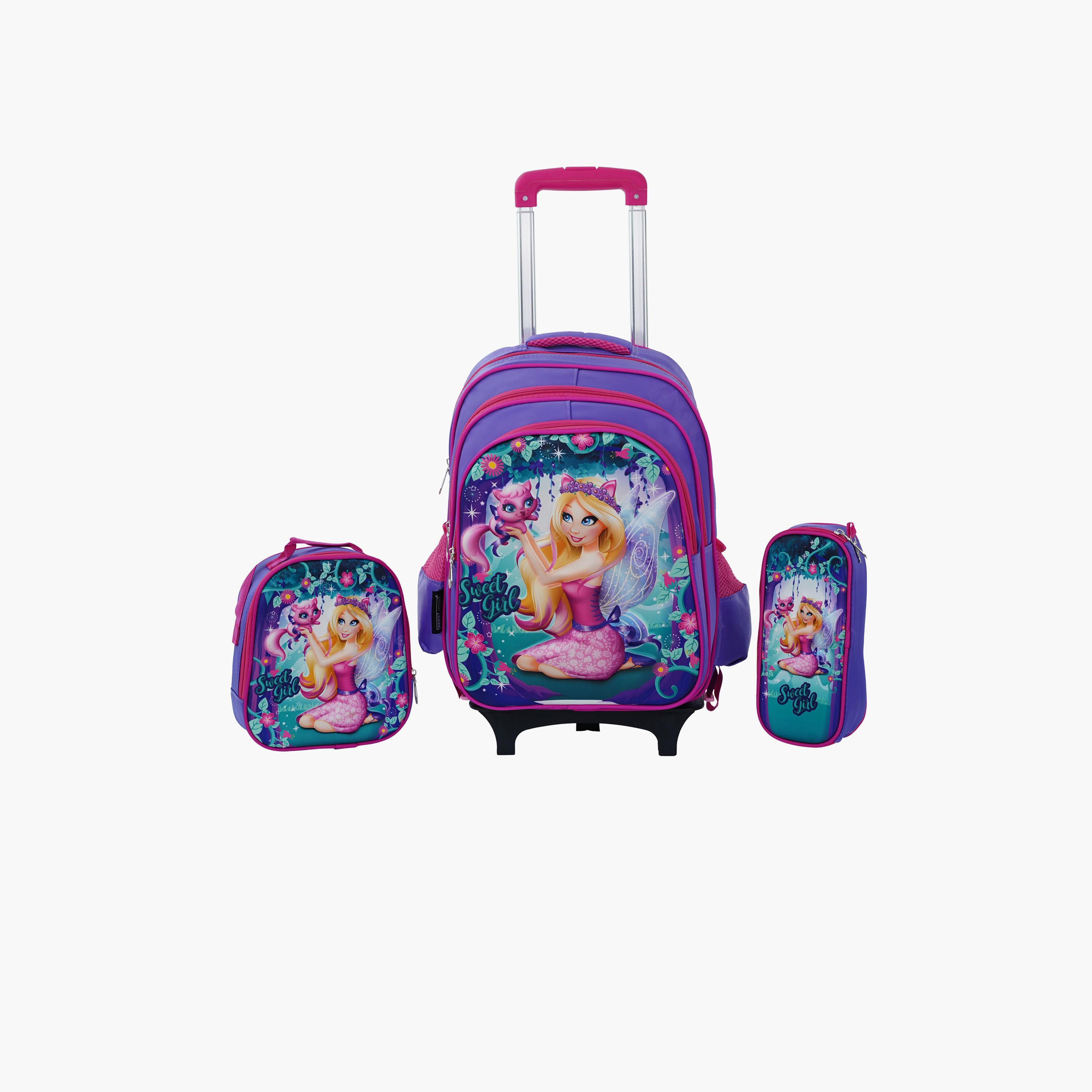 بارا جون - طقم شنطة ظهر بوليستر 19 لتر | 14 إنش حزام قابل للتعديل | PJSB6081-school-bagsandbackpacks-sets-image-11