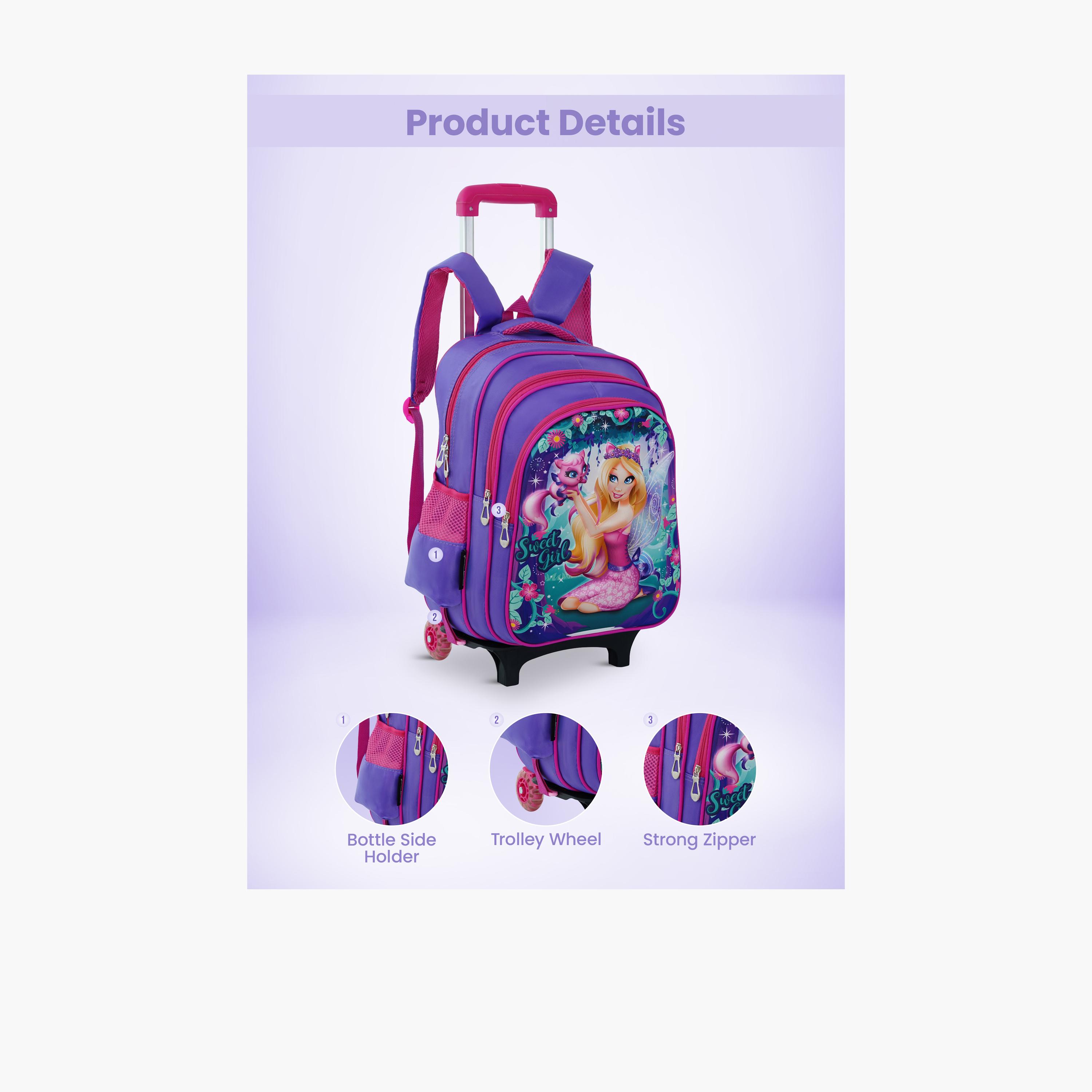 بارا جون - طقم شنطة ظهر بوليستر 19 لتر | 14 إنش حزام قابل للتعديل | PJSB6081-school-bagsandbackpacks-sets-image-15