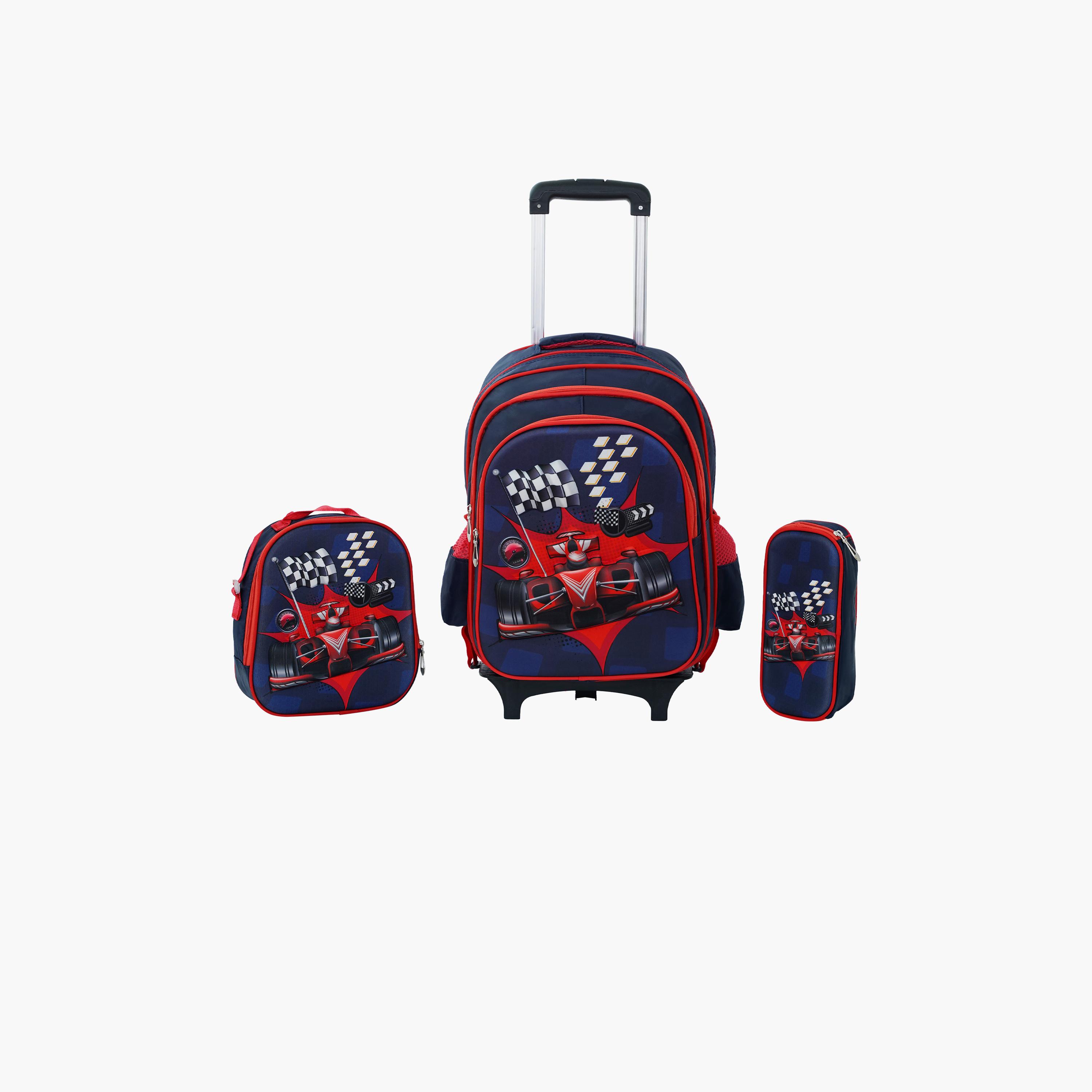 بارا جون - طقم شنطة ظهر بوليستر 19 لتر | 14 إنش حزام قابل للتعديل | PJSB6081-school-bagsandbackpacks-sets-image-16