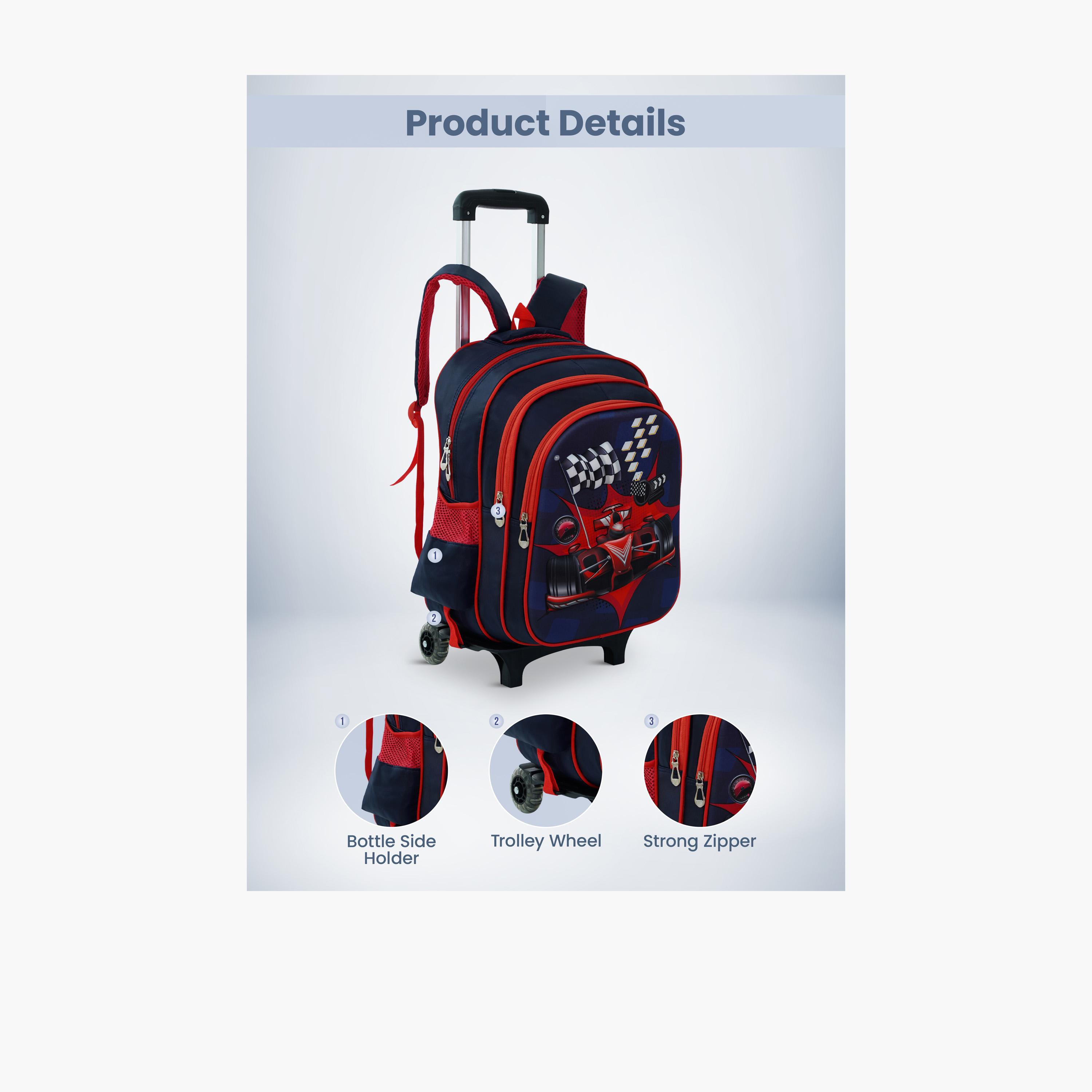 بارا جون - طقم شنطة ظهر بوليستر 19 لتر | 14 إنش حزام قابل للتعديل | PJSB6081-school-bagsandbackpacks-sets-image-18