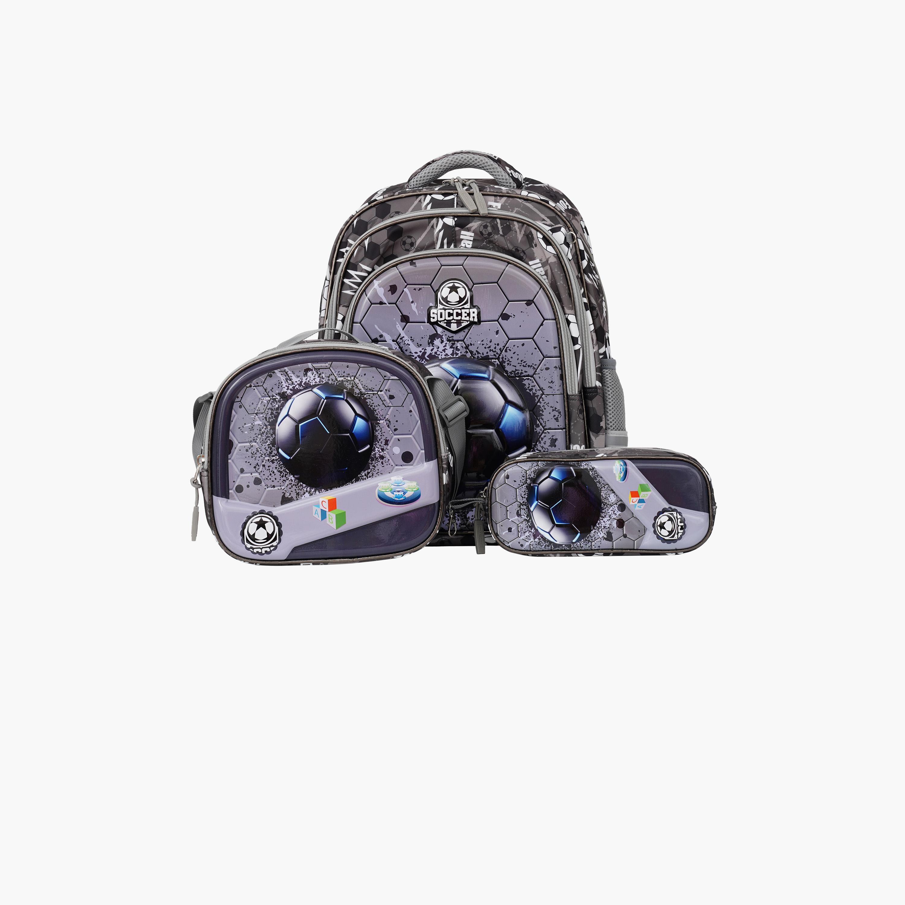 Para John 19 L | 16 Inches Backpack Set, Polyester, Adjustable Strap | PJSB6086-school-bagsandbackpacks-sets-image-1