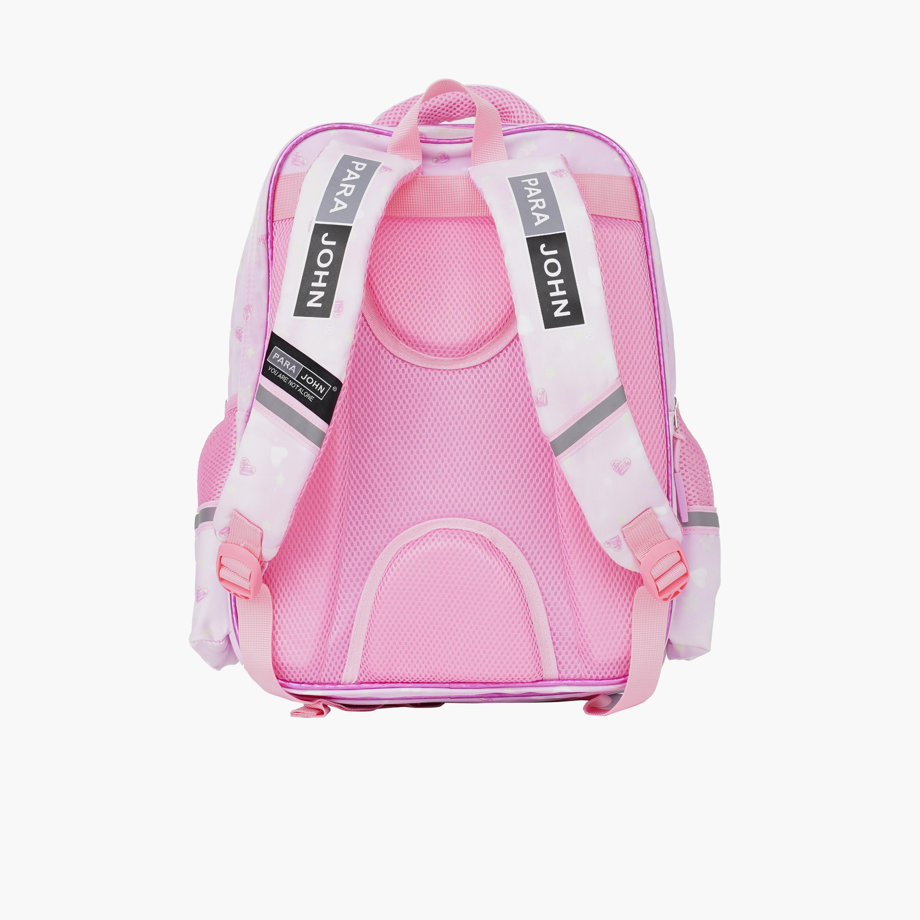 بارا جون - طقم شنطة ظهر بوليستر 19 لتر | 16 إنش حزام قابل للتعديل | PJSB6086-school-bagsandbackpacks-sets-image-10