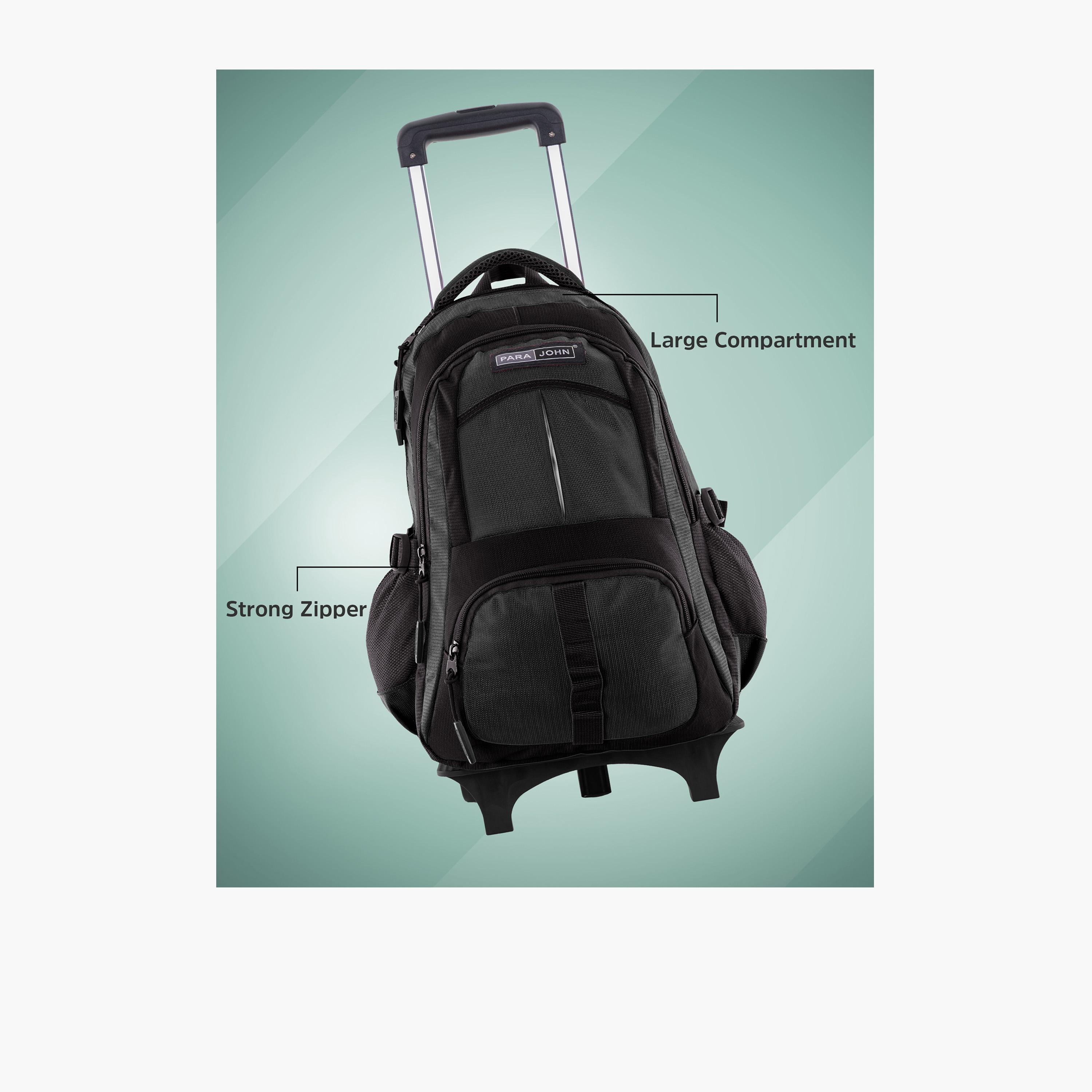 بارا جون - شنطة بوليستر بعجلات 24 لتر | 16 إنش، حزام قابل للتعديل | PJTRBP6720A16C-school-bagsandbackpacks-trolleybags-image-5