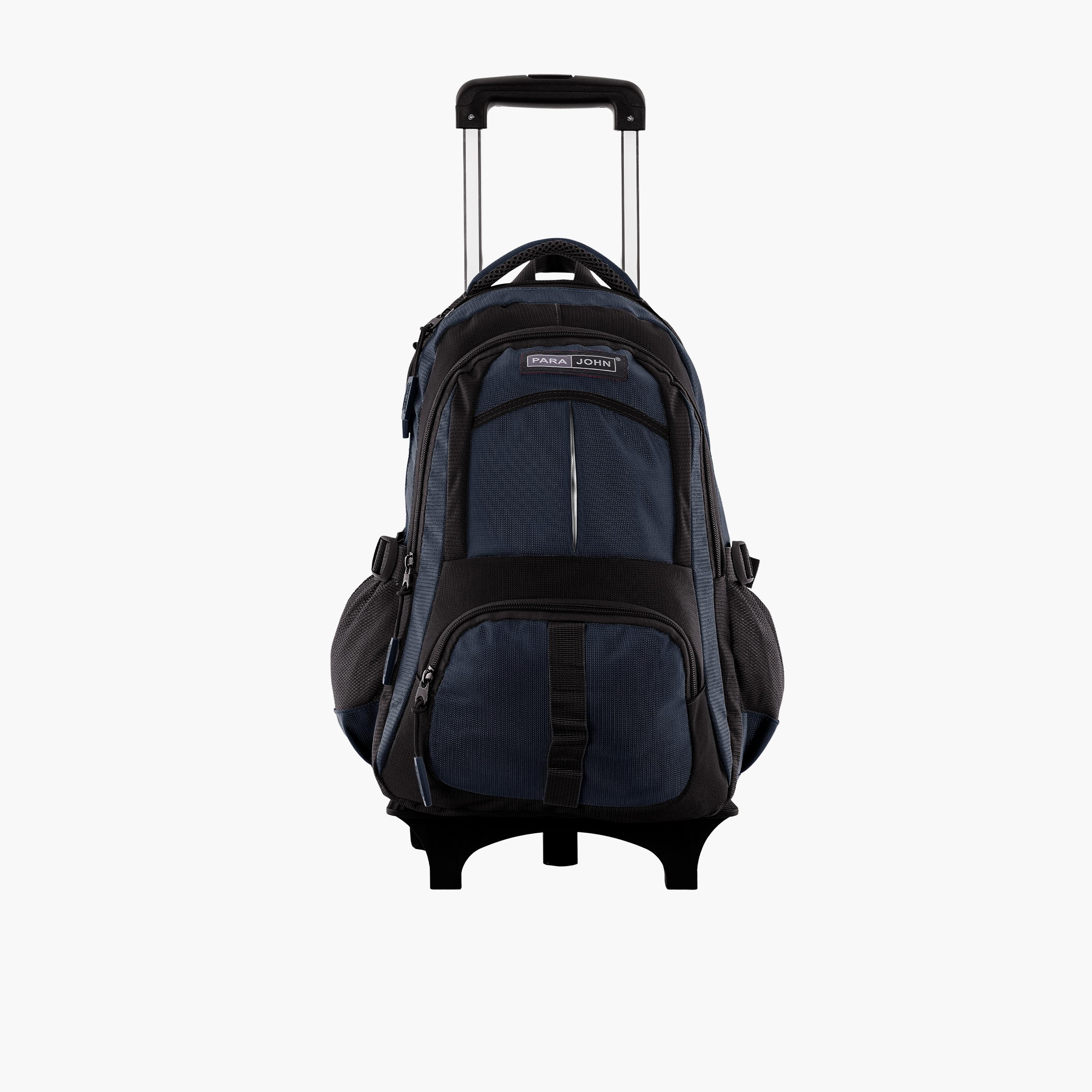 بارا جون - شنطة بوليستر بعجلات 24 لتر | 16 إنش، حزام قابل للتعديل | PJTRBP6720A16L-school-bagsandbackpacks-trolleybags-image-1