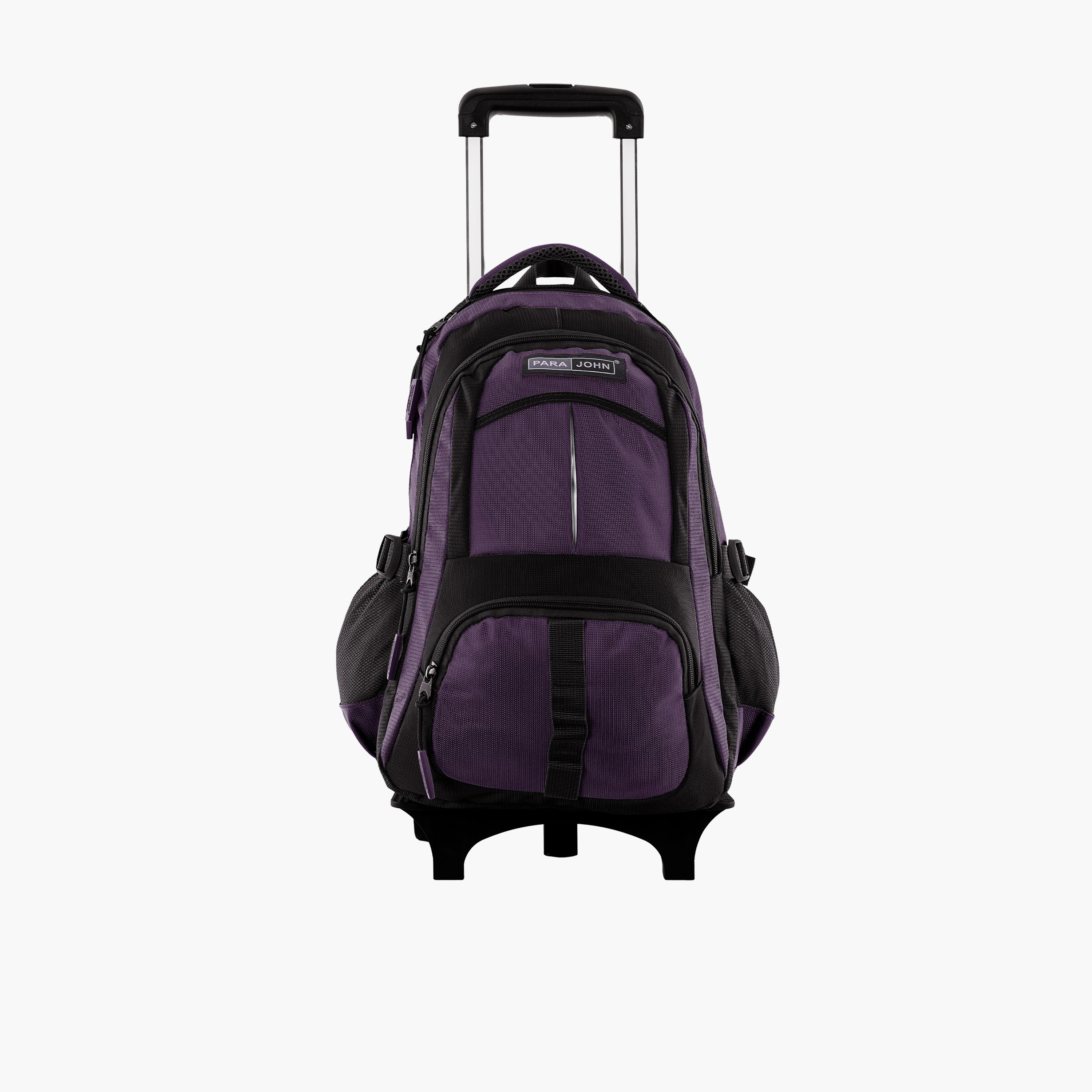 Para John 24 L | 16 Inches Trolley Bag, Polyester, Adjustable Strap | PJTRBP6720A16V-school-bagsandbackpacks-trolleybags-image-1