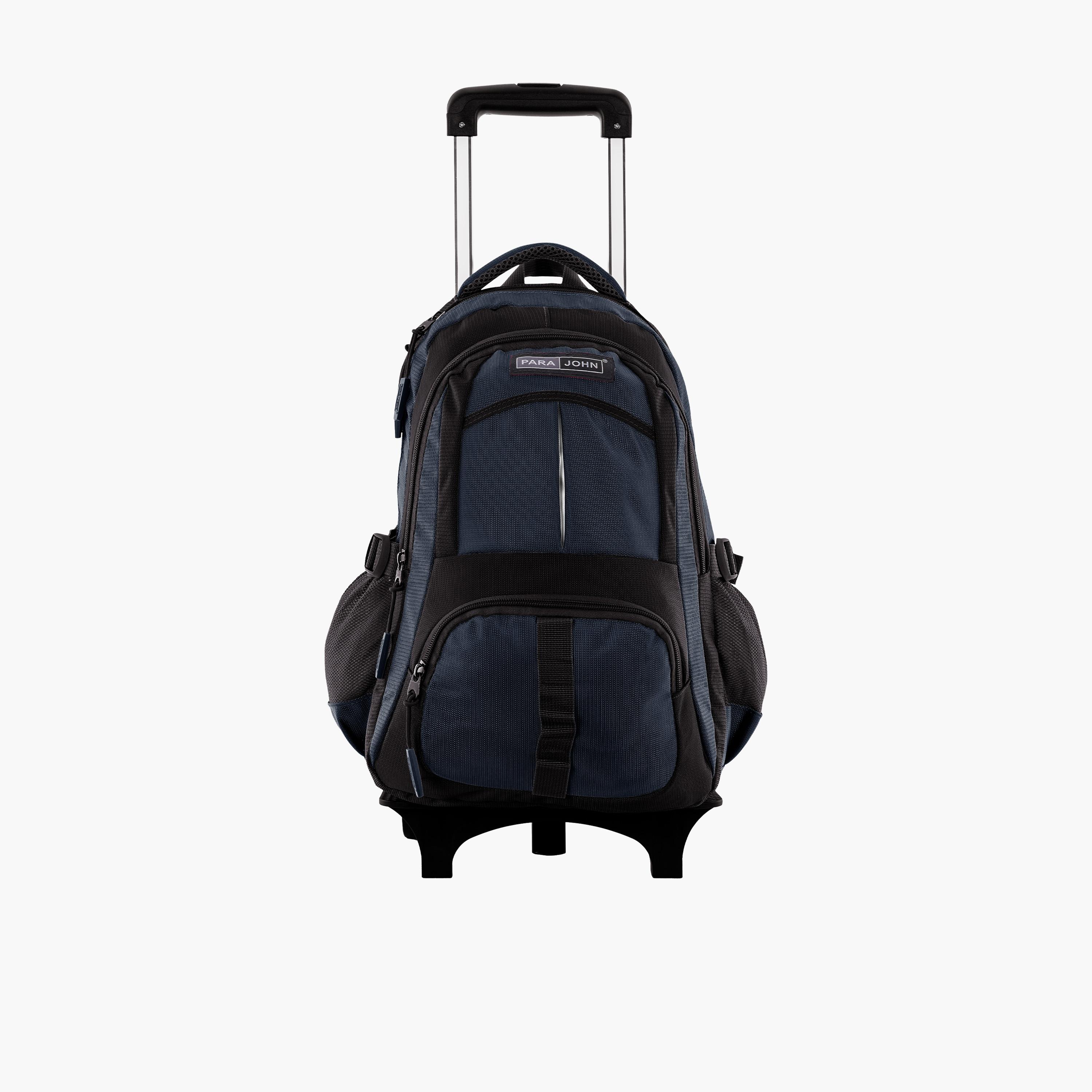 Para John 28 L | 18 Inches Trolley Bag, Polyester, Adjustable Strap | PJTRBP6720A18L-school-bagsandbackpacks-trolleybags-image-1