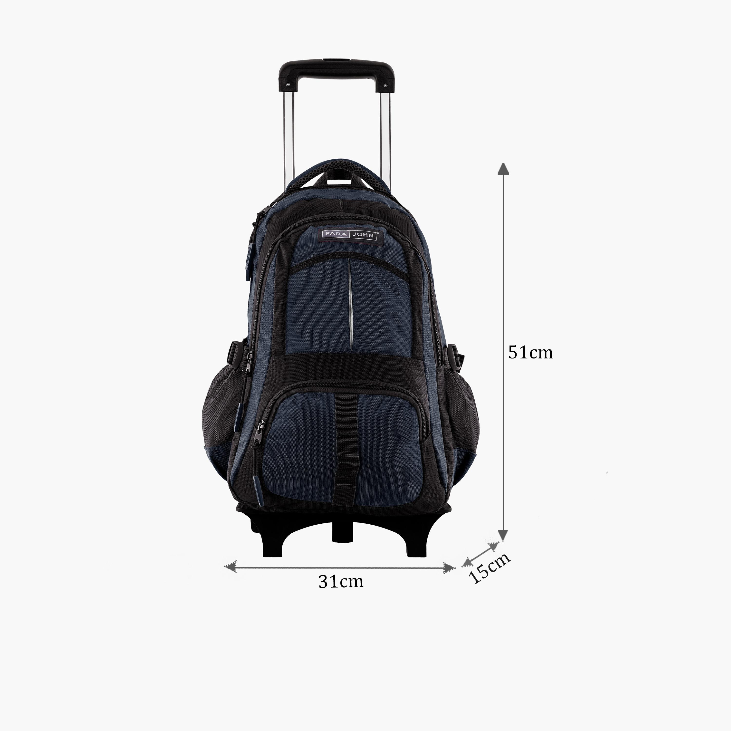 بارا جون - شنطة بوليستر بعجلات 32 لتر | 20 إنش، حزام قابل للتعديل | PJTRBP6720A20L-school-bagsandbackpacks-trolleybags-image-2