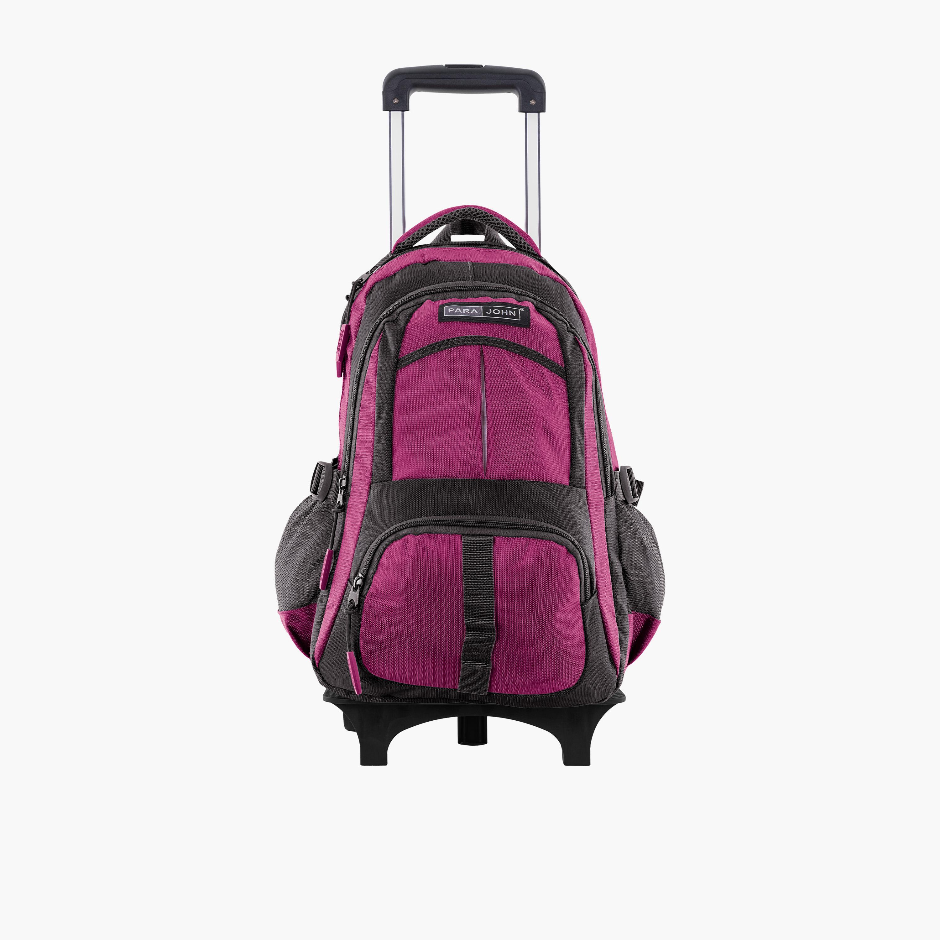 بارا جون - شنطة بوليستر بعجلات 32 لتر | 20 إنش، حزام قابل للتعديل | PJTRBP6720A20P-school-bagsandbackpacks-trolleybags-image-1