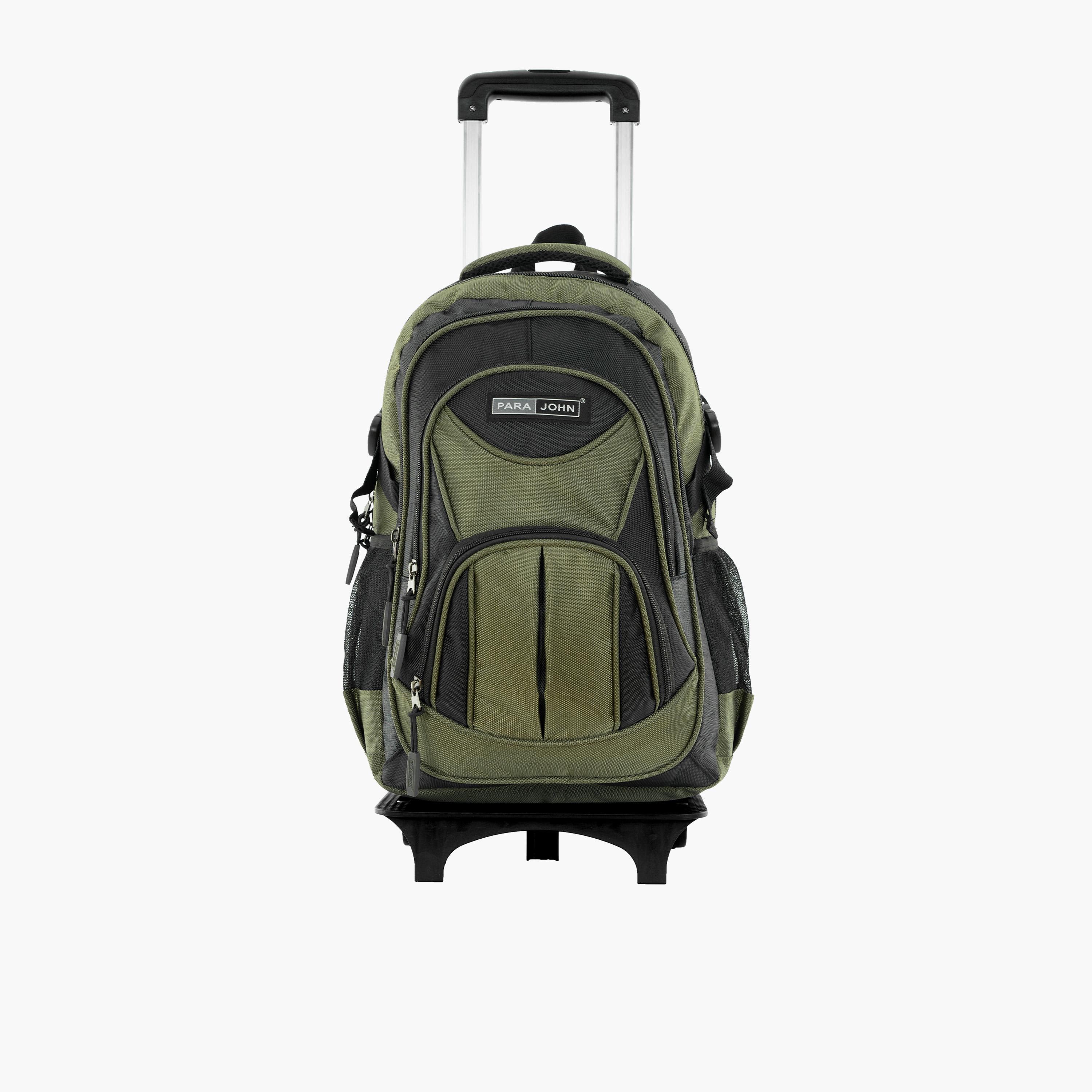 Para John 28 L | 18 Inches Trolley Bag, Polyester, Adjustable Strap | PJTRBP6722-school-bagsandbackpacks-trolleybags-image-1