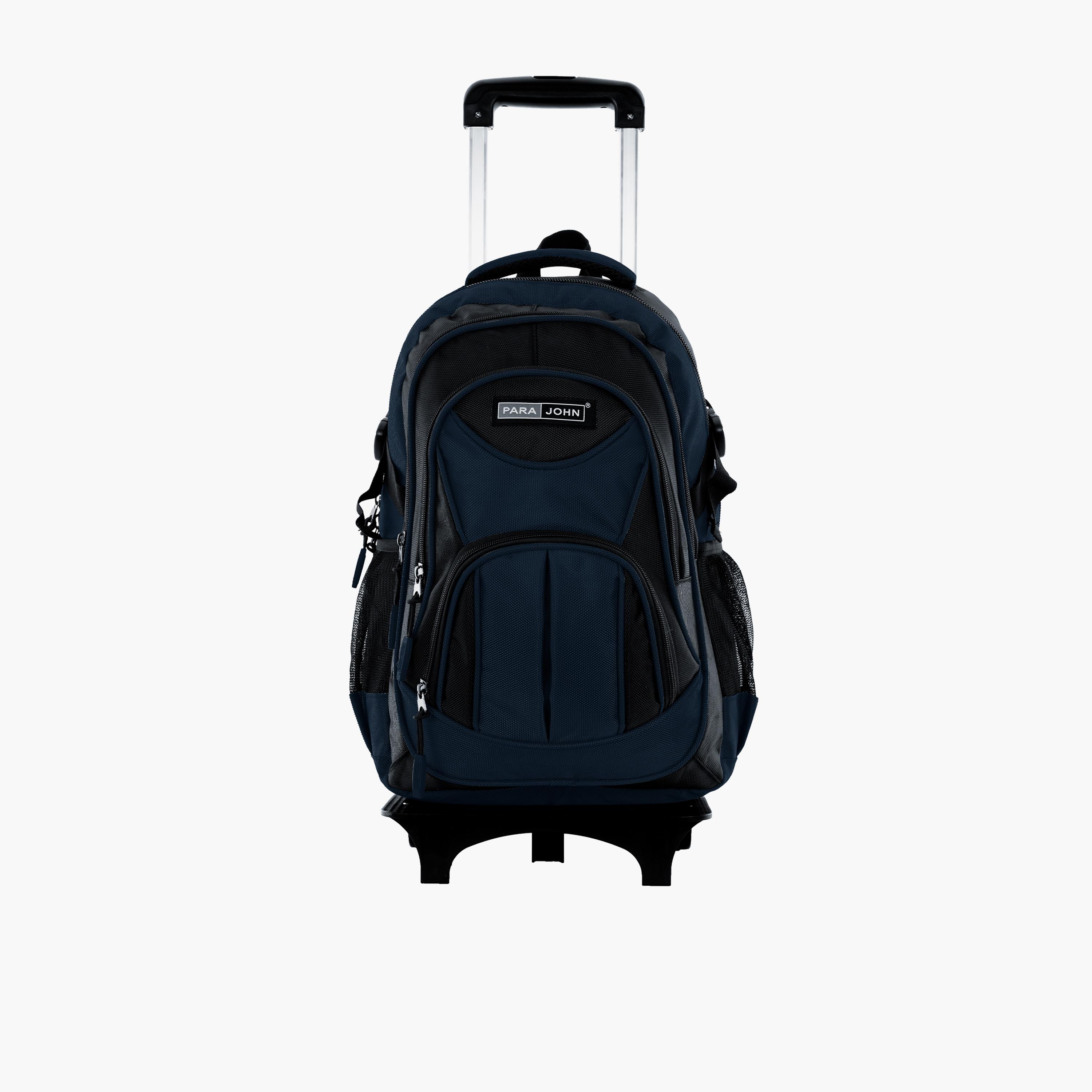 بارا جون - شنطة بوليستر بعجلات 32 لتر | 20 إنش، حزام قابل للتعديل | PJTRBP6722A20BL-school-bagsandbackpacks-trolleybags-image-1