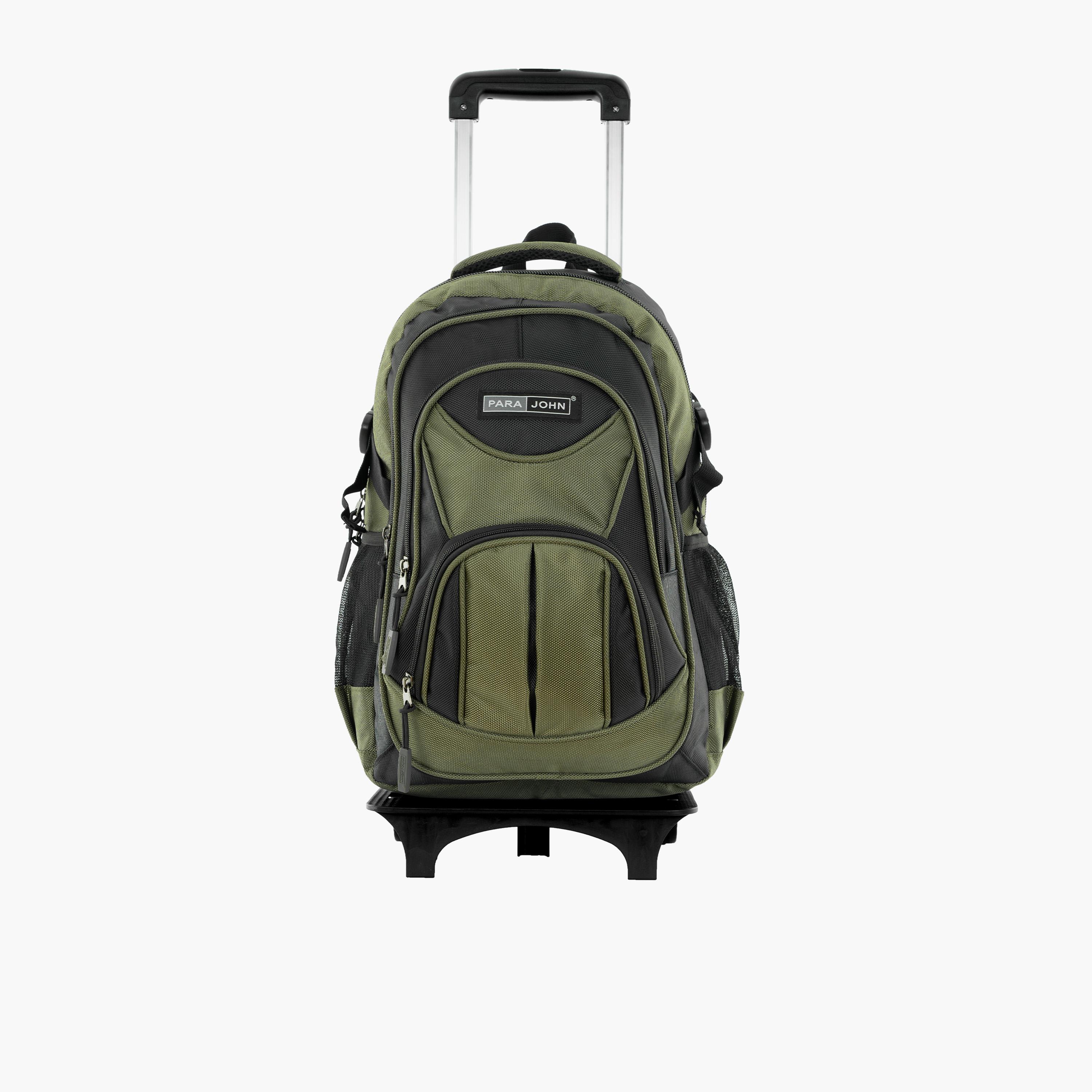 بارا جون - شنطة بوليستر بعجلات 32 لتر | 20 إنش، حزام قابل للتعديل | PJTRBP6722A20G-school-bagsandbackpacks-trolleybags-image-1