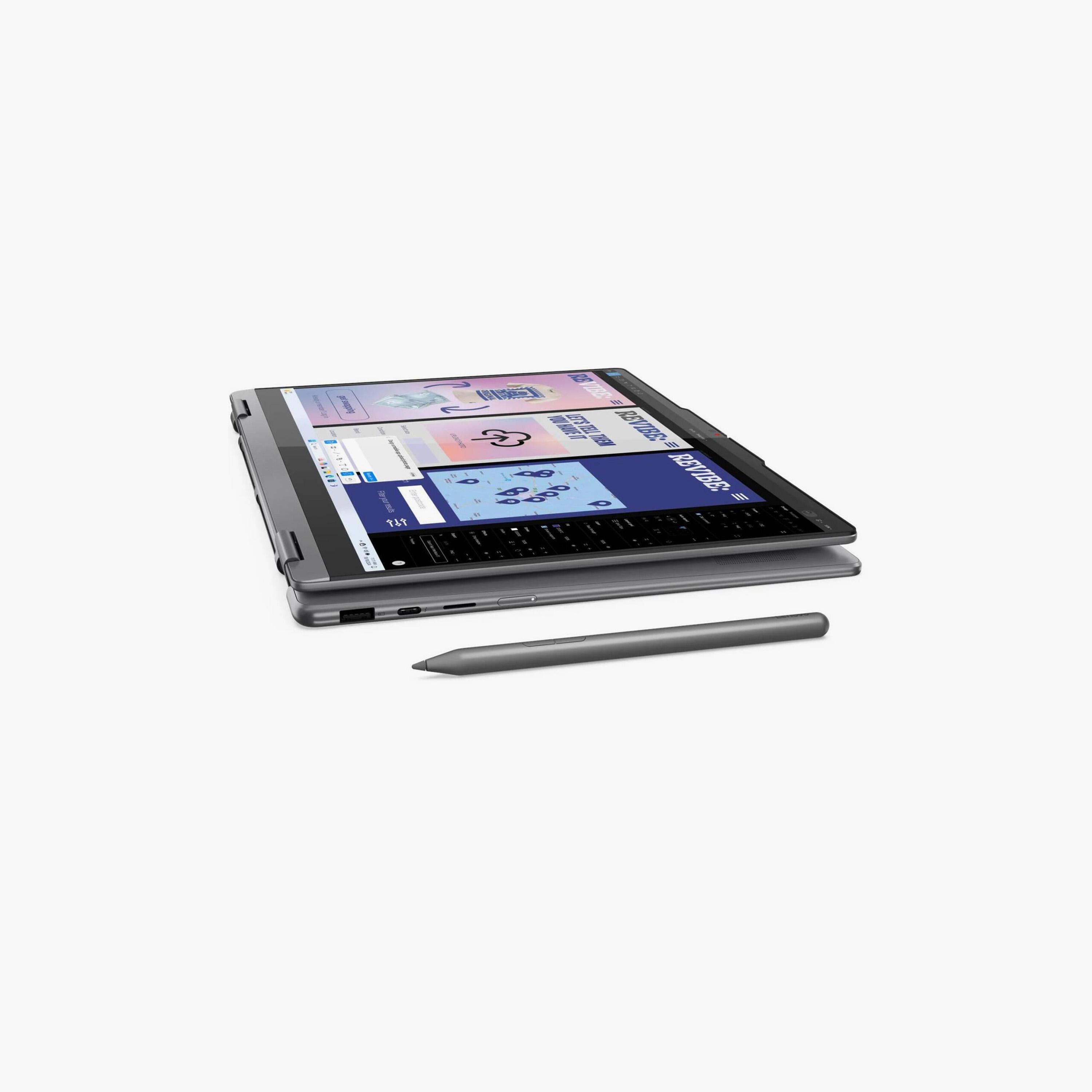 لابتوب لينوفو يوغا 7 (2 في 1) معالج الترا 7 رام 16 جيجابايت هارد 512 جيجابايت لون رمادي-electronics-laptops-image-3