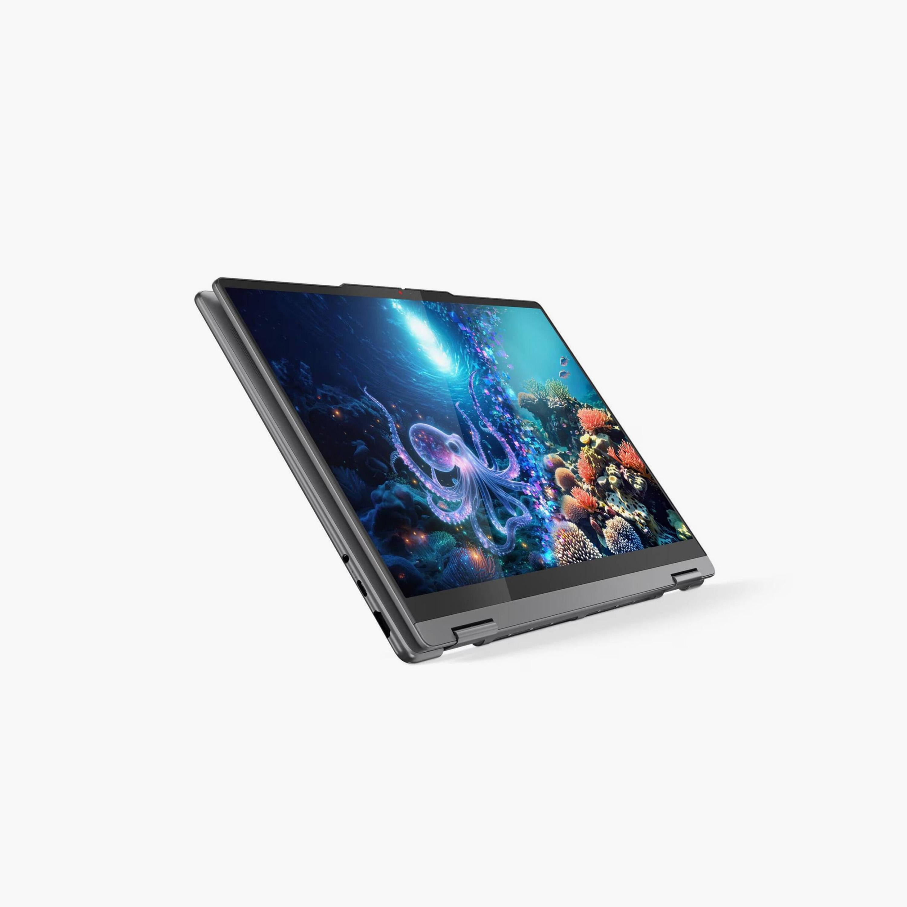 لابتوب لينوفو يوغا 7 (2 في 1) معالج الترا 7 رام 16 جيجابايت هارد 512 جيجابايت لون رمادي-electronics-laptops-image-5